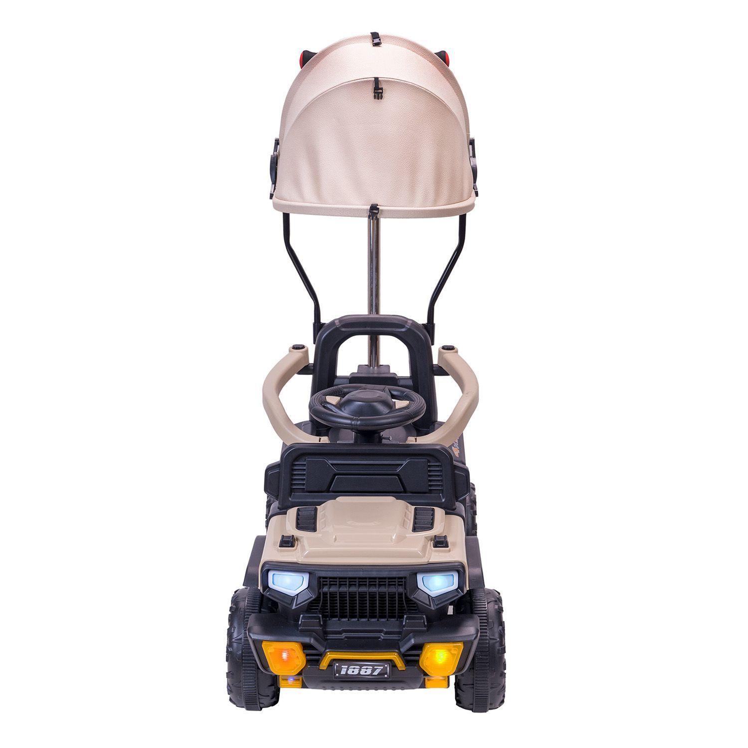 Auto Correpasillo Eléctrico Mango Direccional Luces y Sonido-3