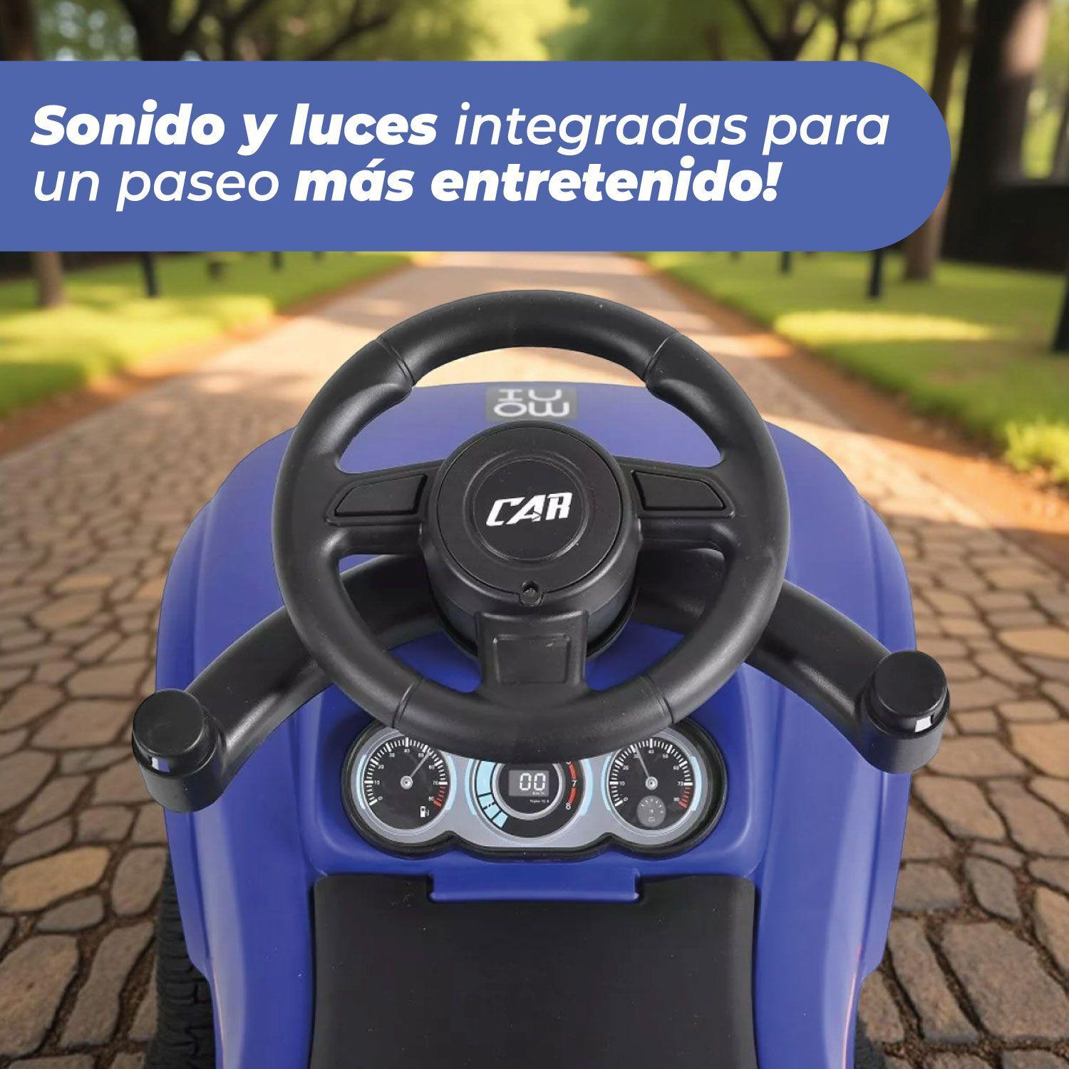 Auto Correpasillo Con Mango Sombrilla, Luces y Sonido-2