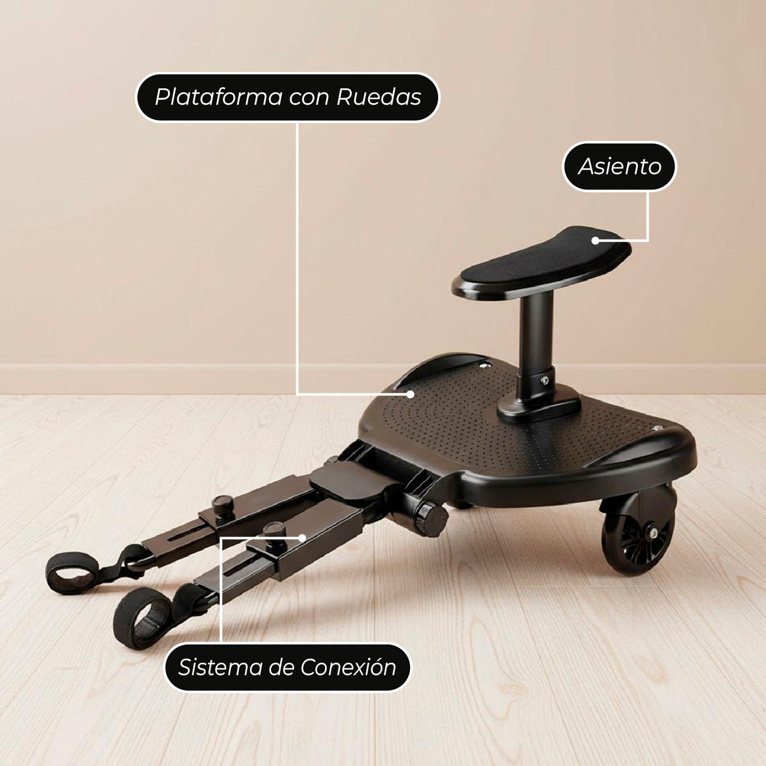 Patineta Para Coche Hermano Adaptable Con Asiento-5