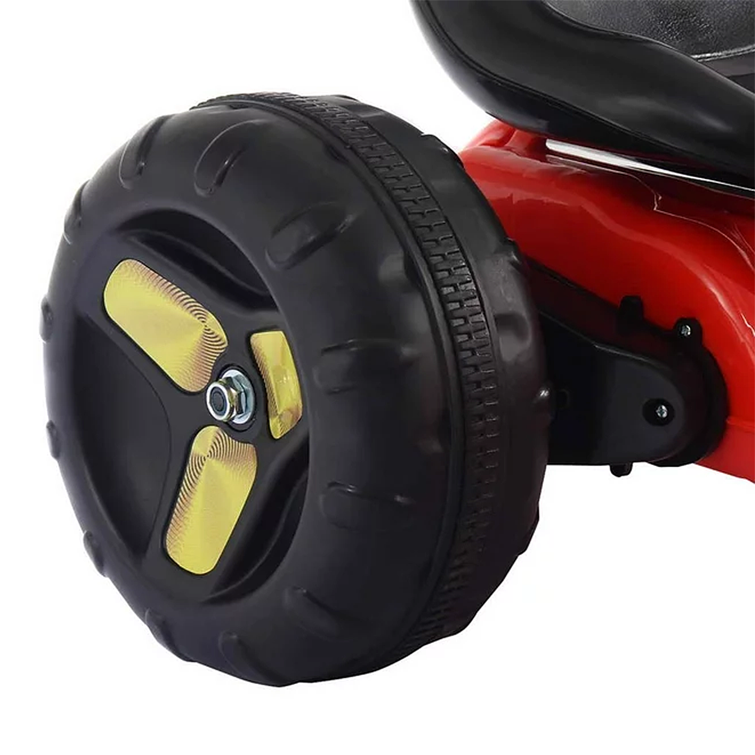 Go Kart Eléctrico Rojo-Amarillo-5