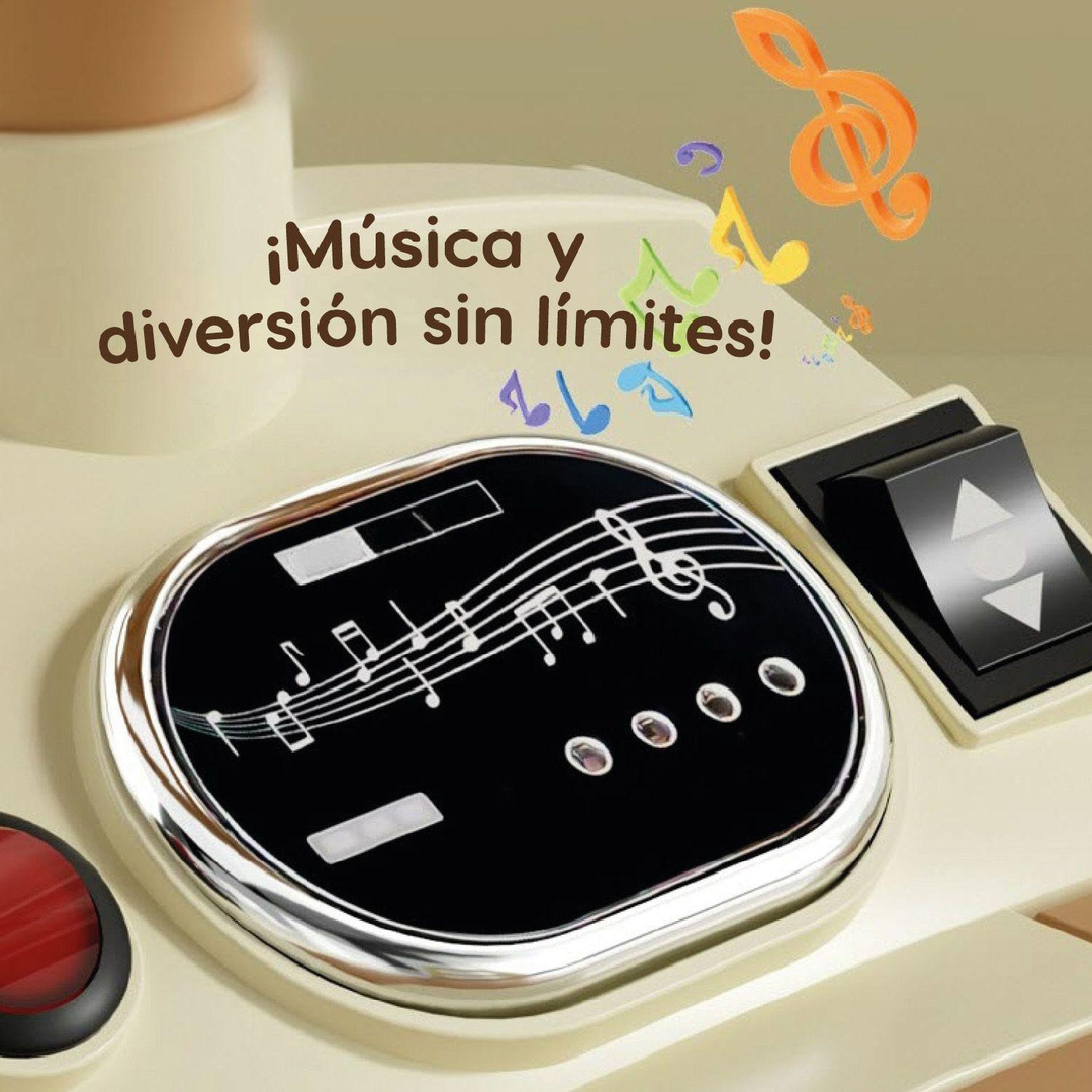 Auto Eléctrico Clásico Niños Estilo Retro Luces Led Y Sonido-4