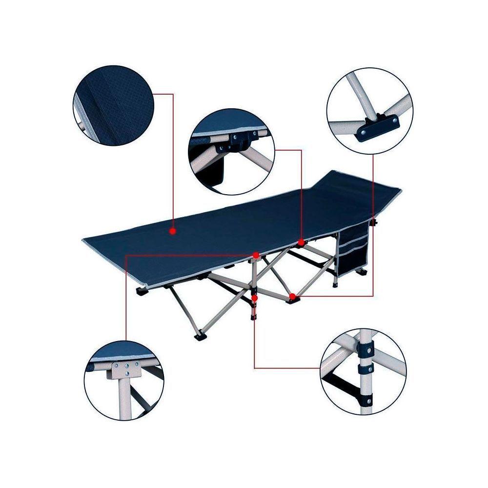 Catre Cama Campaña Camping Plegable + Bolso-1
