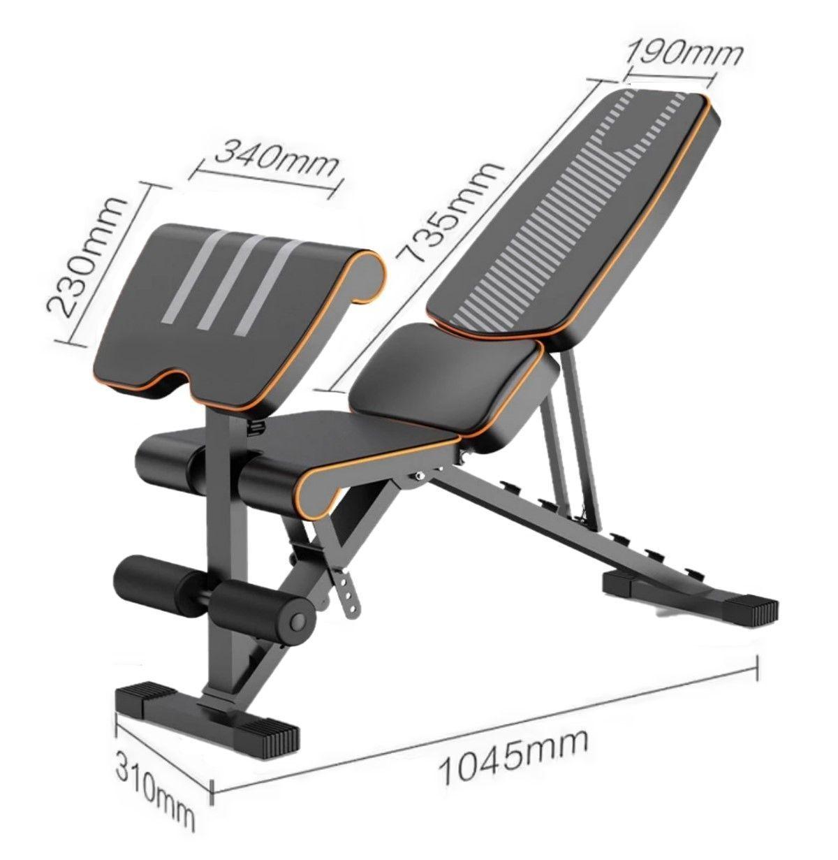 Banca Abdominal Profesional 6 En 1 Reclinable Con Scott-2