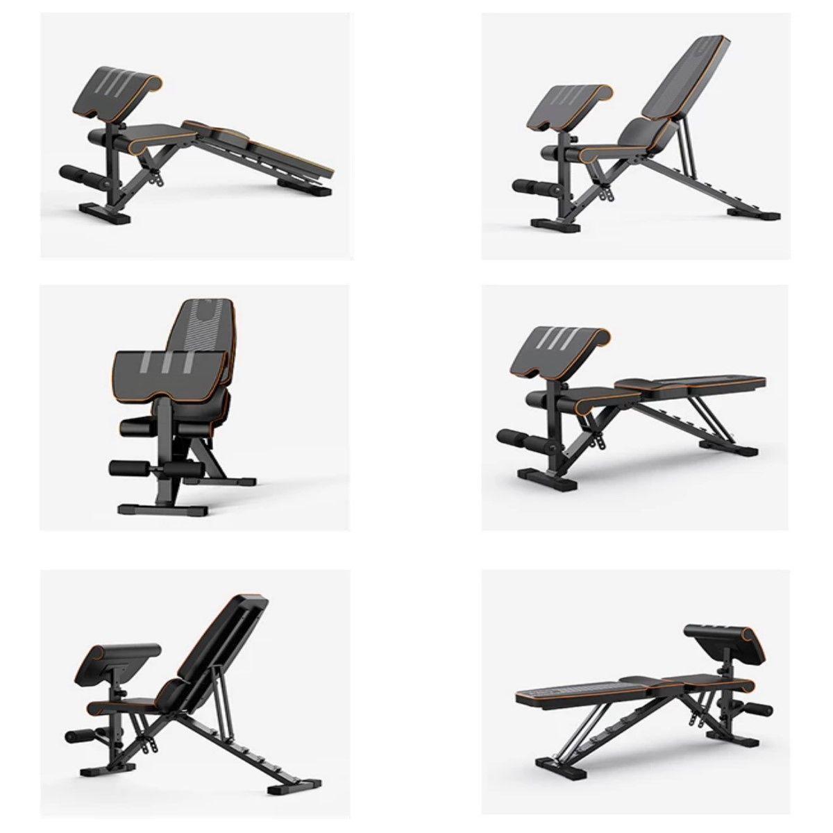 Banca Abdominal Profesional 6 En 1 Reclinable Con Scott-3