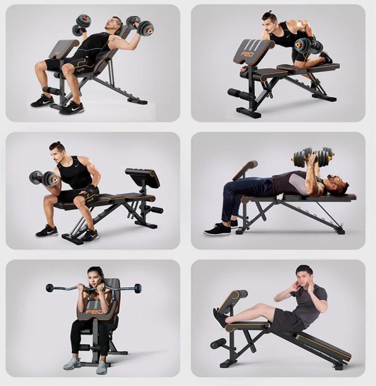 Banca Abdominal Profesional 6 En 1 Reclinable Con Scott-7