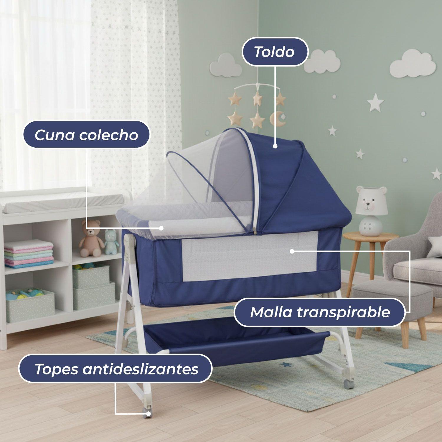 Cuna Colecho Moises Bebe Mecedora 6 Alturas Safe&soft.-5