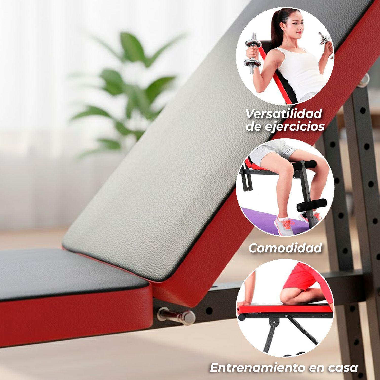 Banca Abdominales Multifuncional Reclinable 4 Posiciones Sportime-2