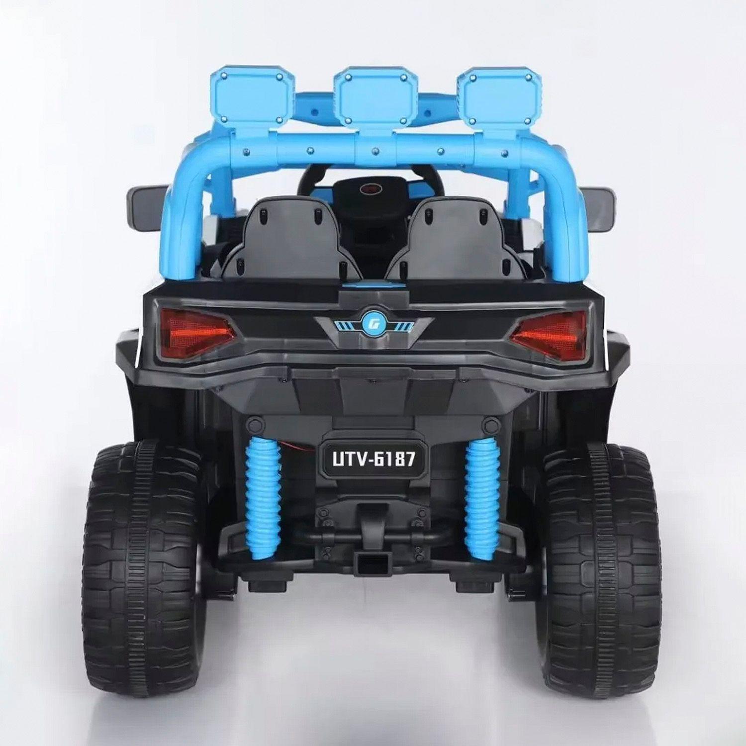 Jeep Eléctrico Infantil Con Control Luces Led Y Sonido-4