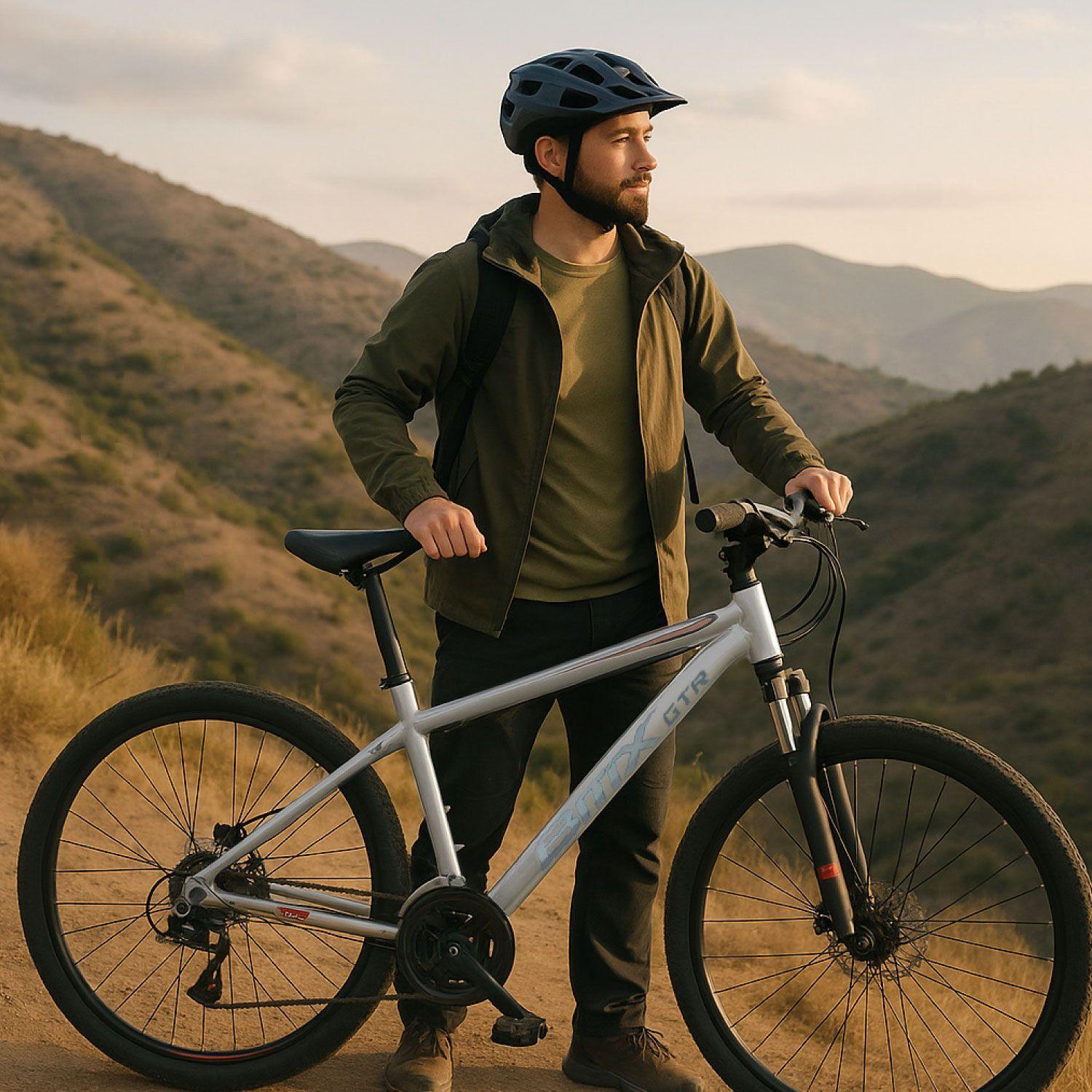 Bicicleta Aro 26 de Montaña Mtb Bitix Grey-4