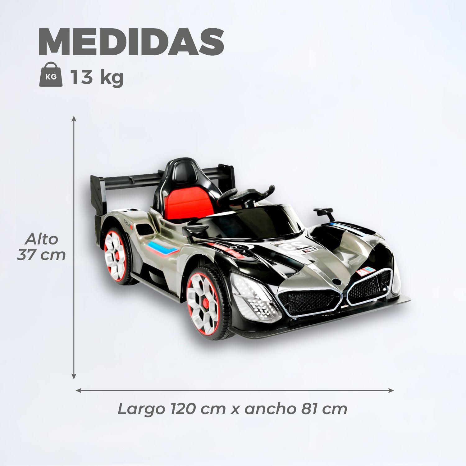 Auto Eléctrico Estilo Retro Pedales Luces LED y Sonido-2