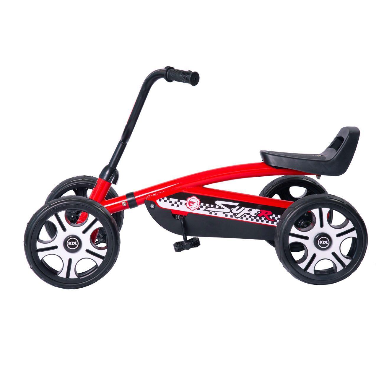 Go Kart Racing Metalico Auto A Pedales Niños-1