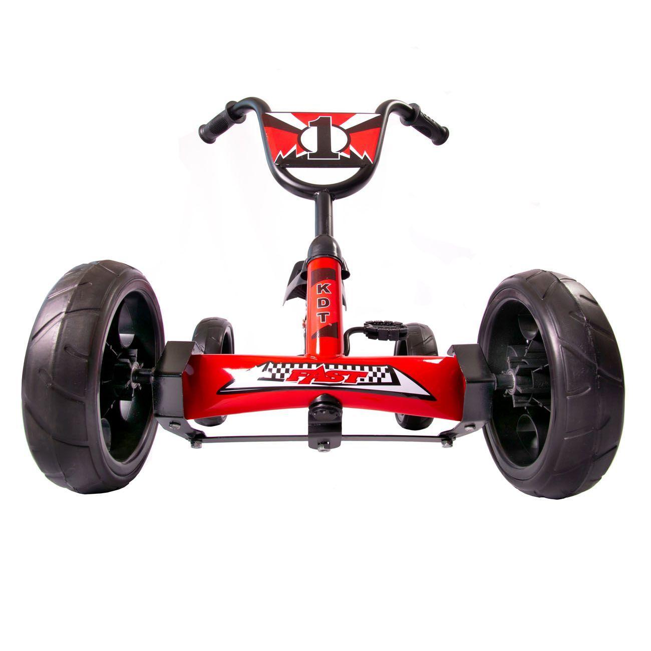 Go Kart Racing Metalico Auto A Pedales Niños-2