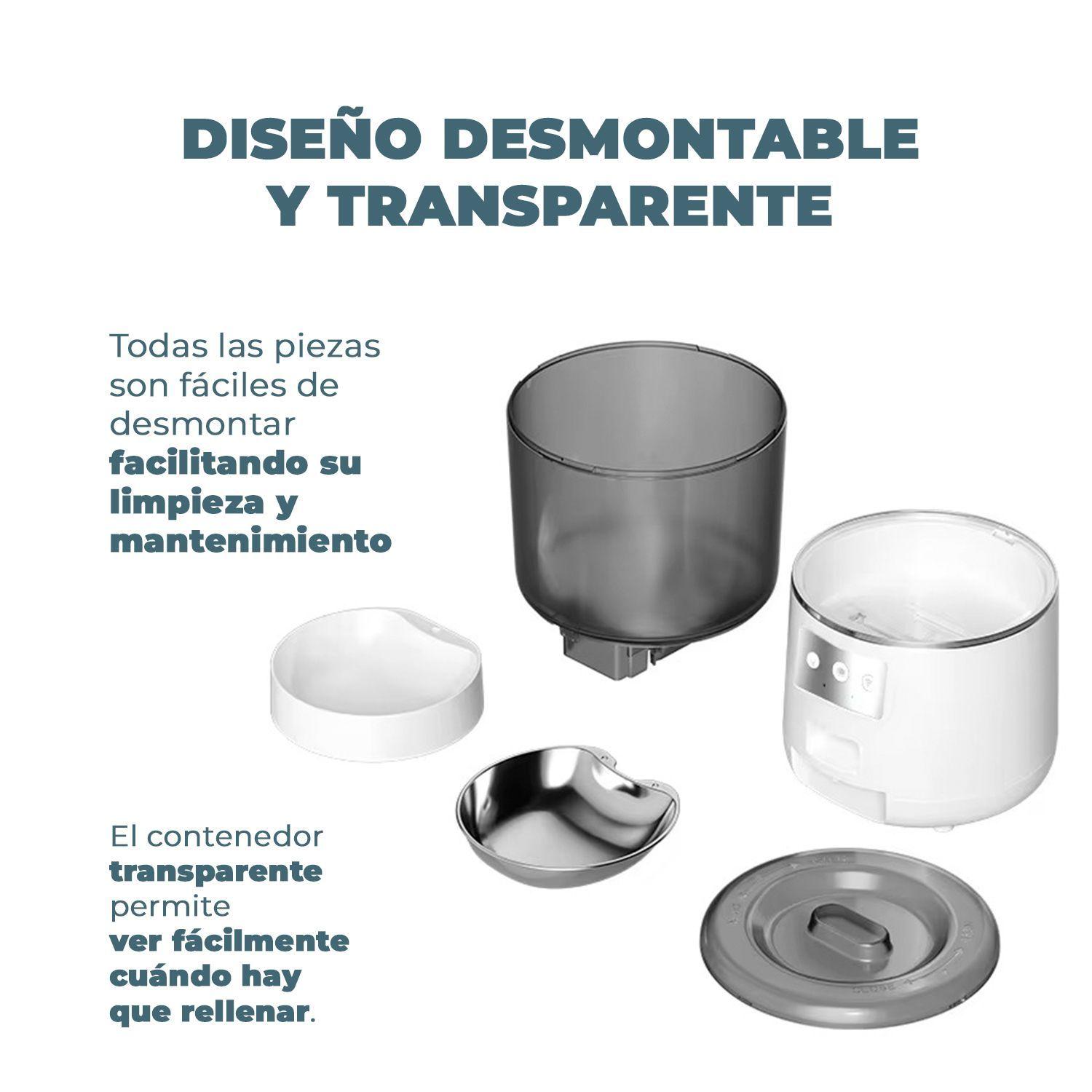 Dispensador Automatico Comida Mascotas 4 lts. Wifi-3