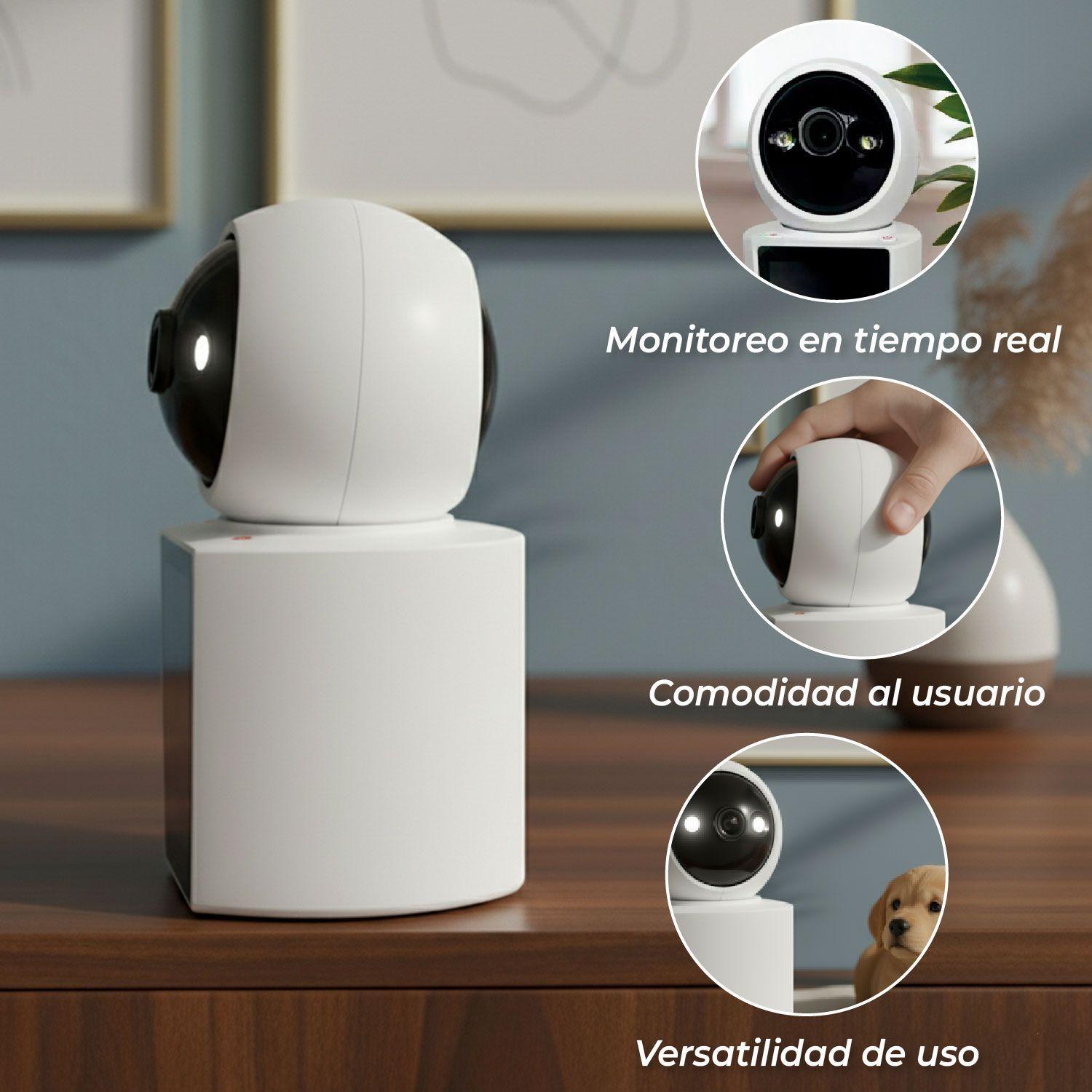 Camara Monitor Bebe Pantalla Bidireccional Seguridad Full HD-3