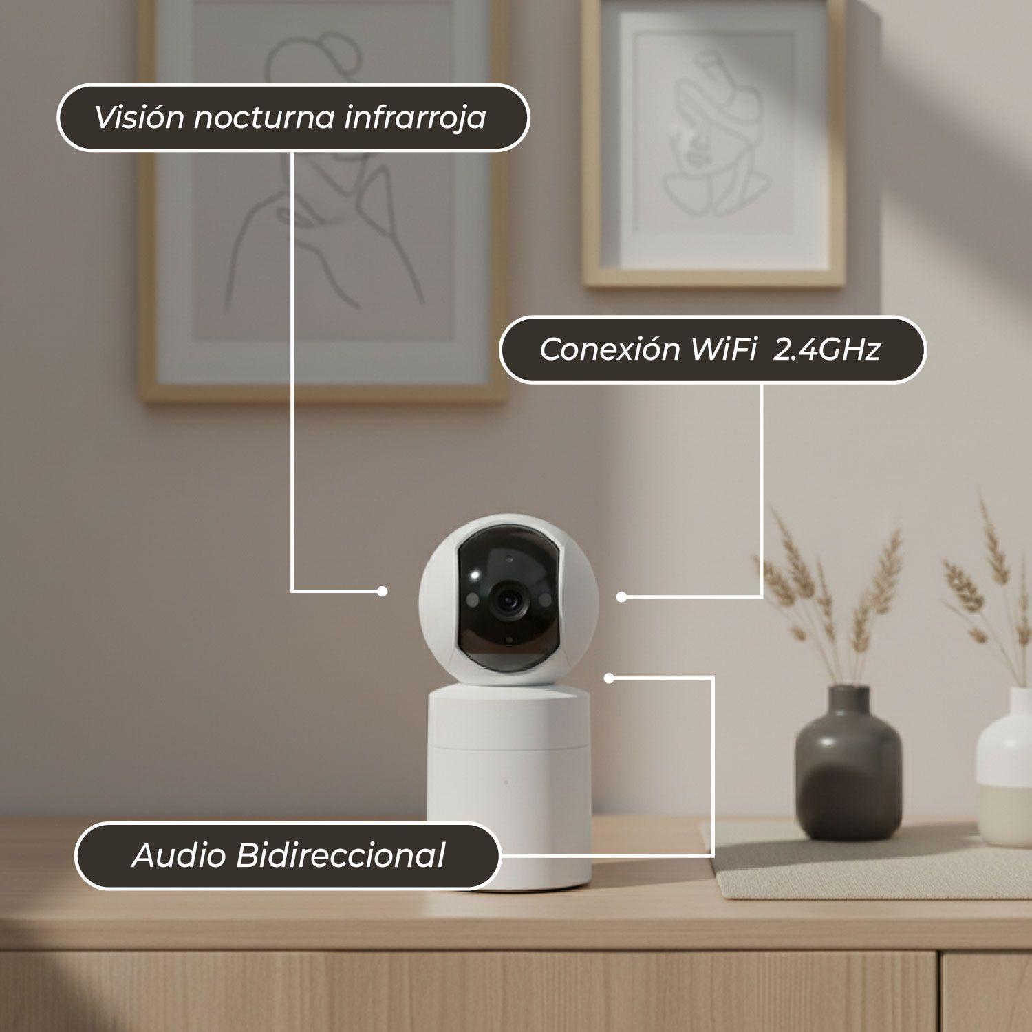 Camara Monitor Bebe Pantalla Bidireccional Seguridad Full HD-5