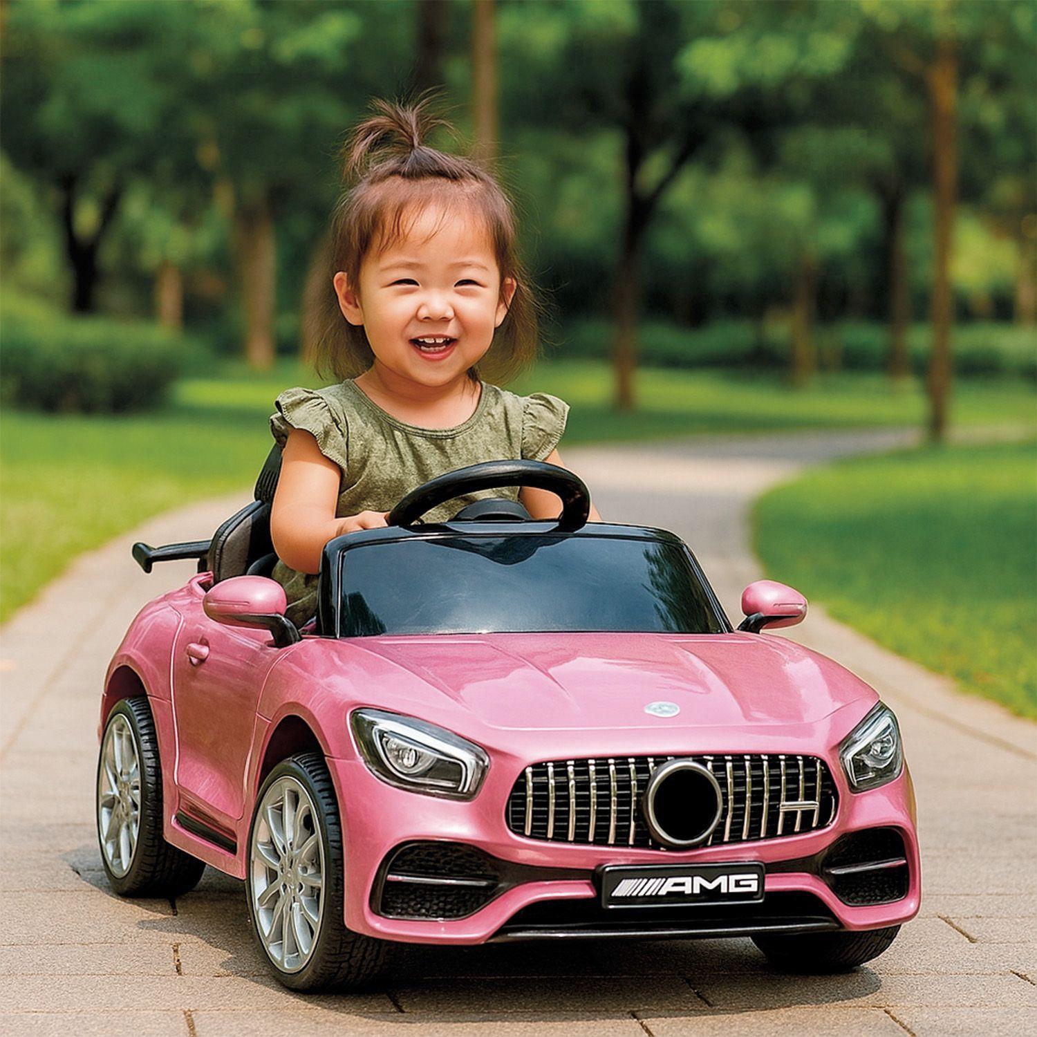 Auto Eléctrico Mercedes Con Control Remoto, Luces Y Sonido.-4