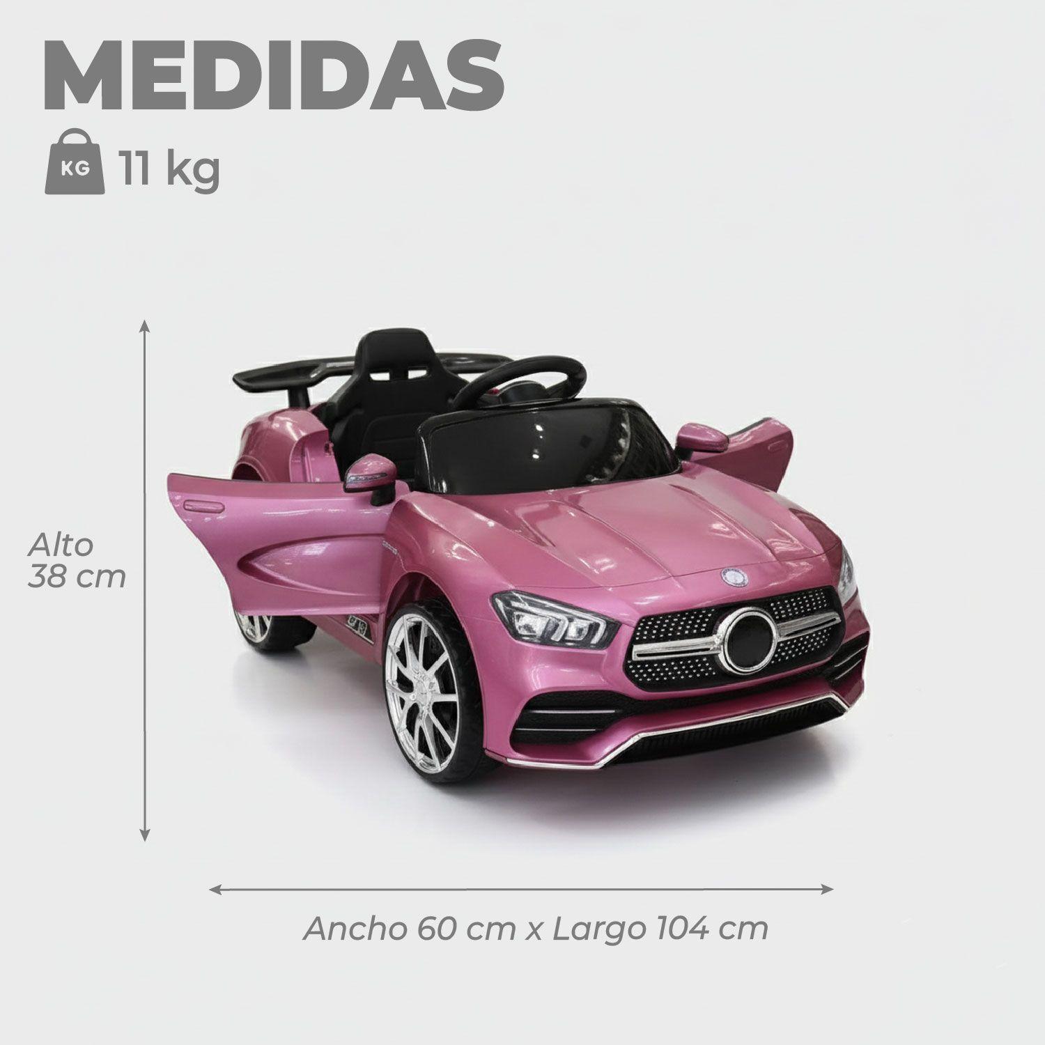 Auto Eléctrico Mercedes Con Control Remoto, Luces Y Sonido.-2