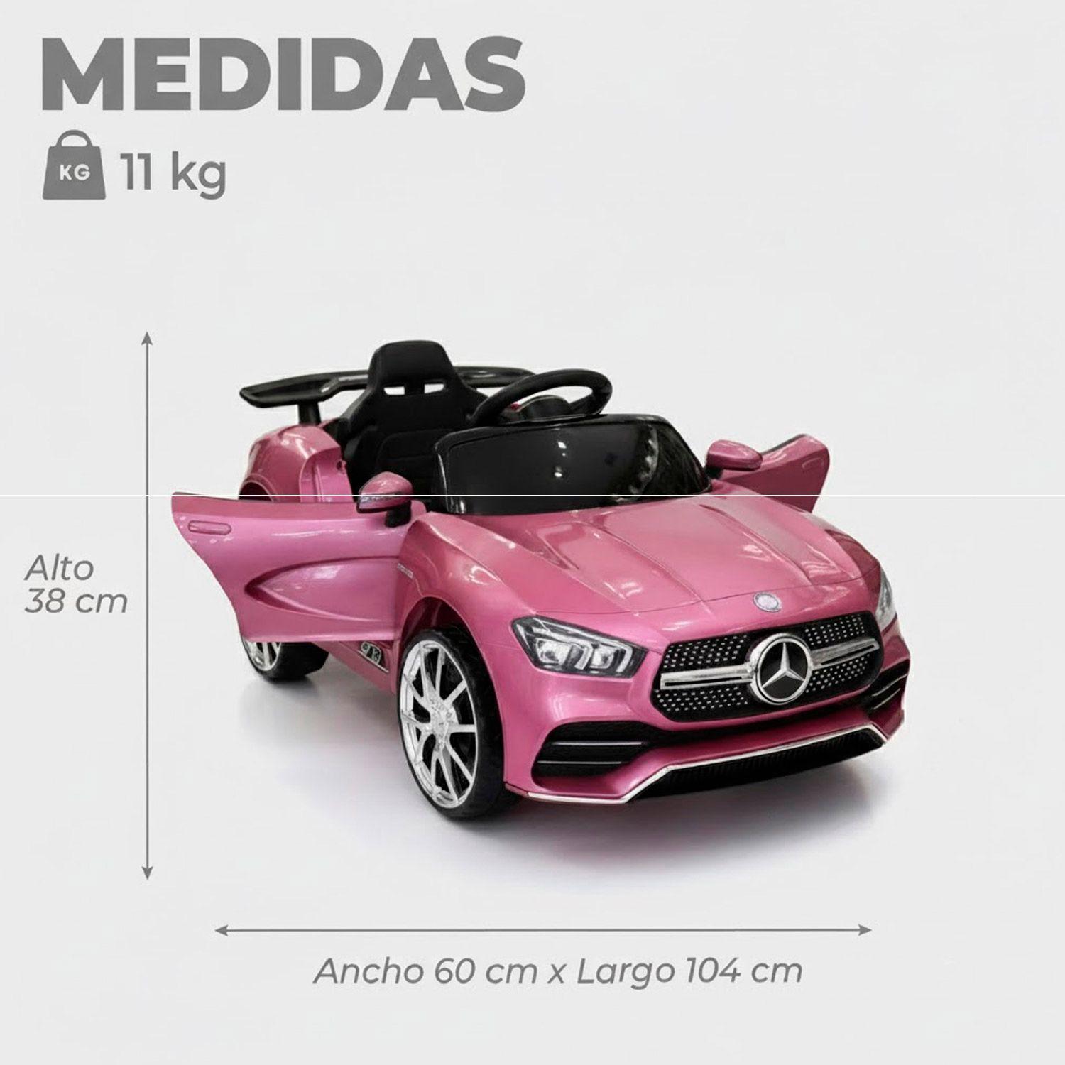 Auto Eléctrico Mercedes Con Control Remoto, Luces Y Sonido.-2