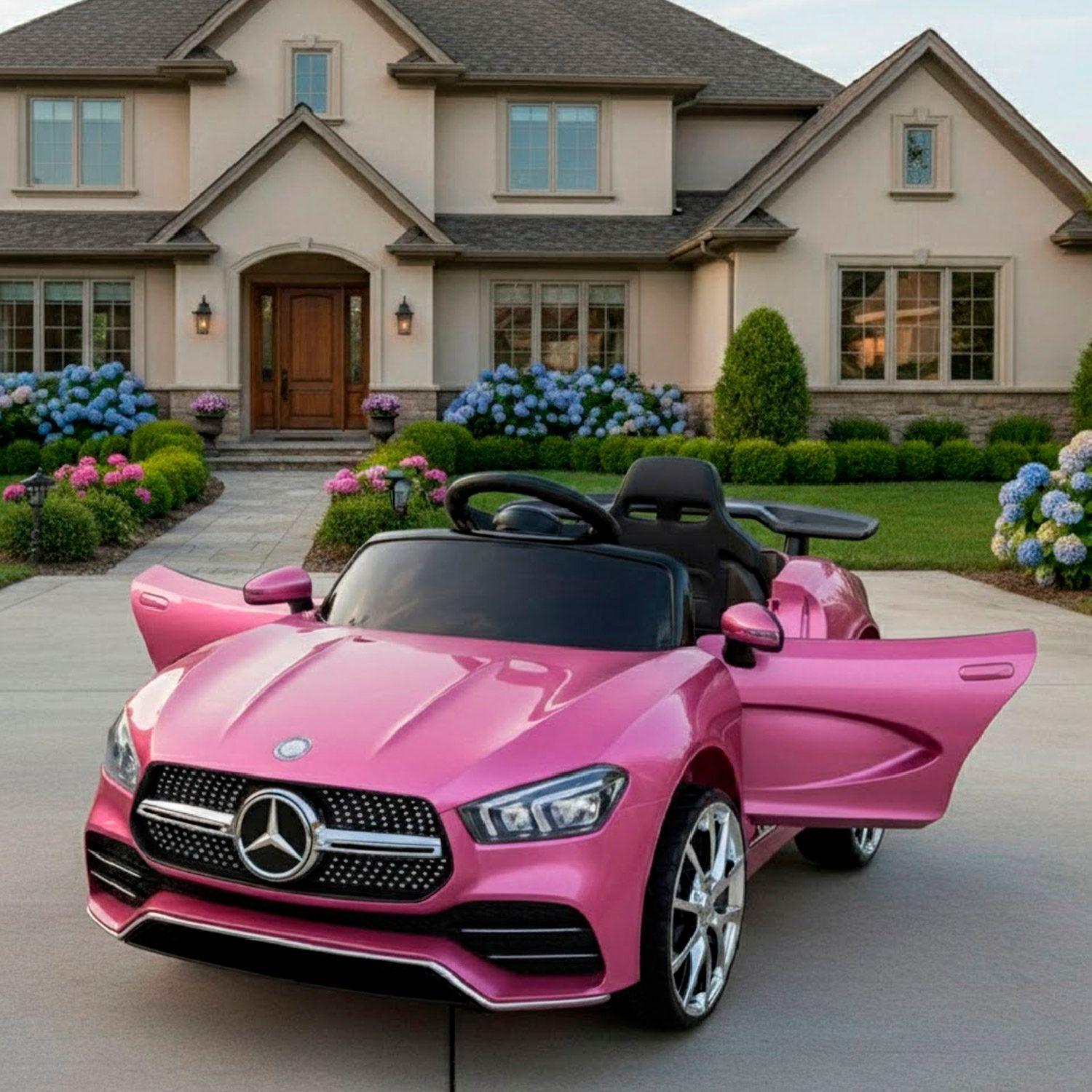 Auto Eléctrico Mercedes Con Control Remoto, Luces Y Sonido.-1