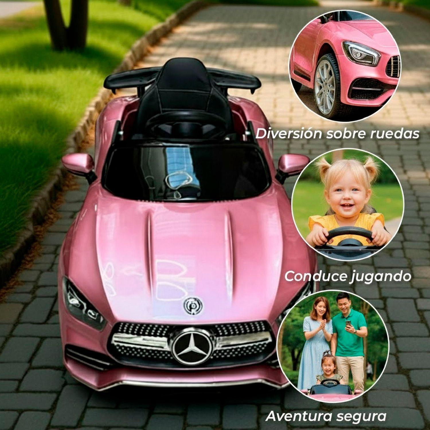 Auto Eléctrico Mercedes Con Control Remoto, Luces Y Sonido.-3