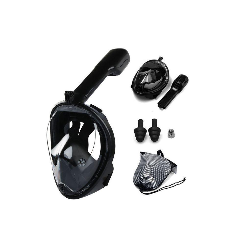 Mascara Snorkel GoPro Fullface Buceo S/M Negra-3