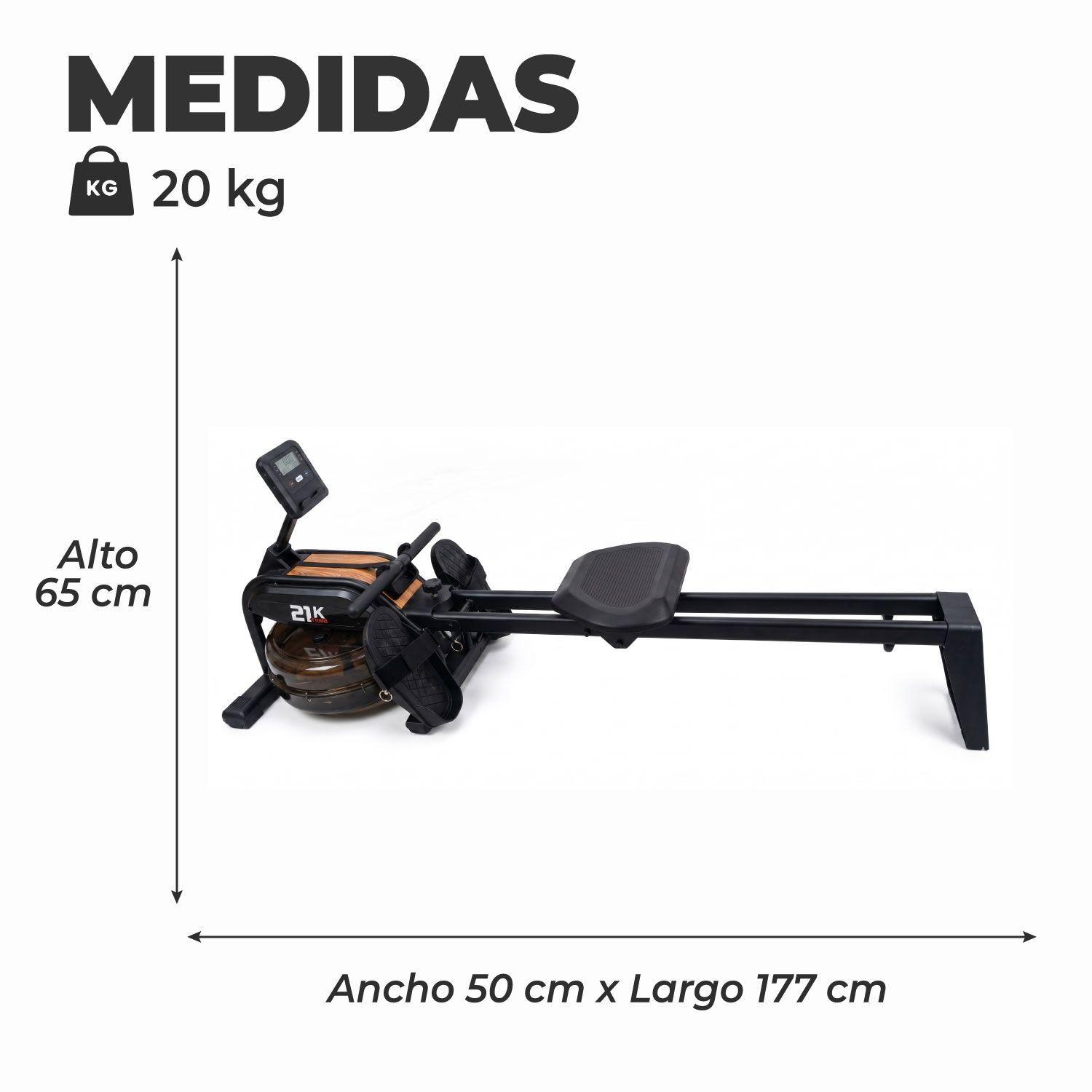 Maquina De Remo Bogadora Remadora Fitness 21K-2