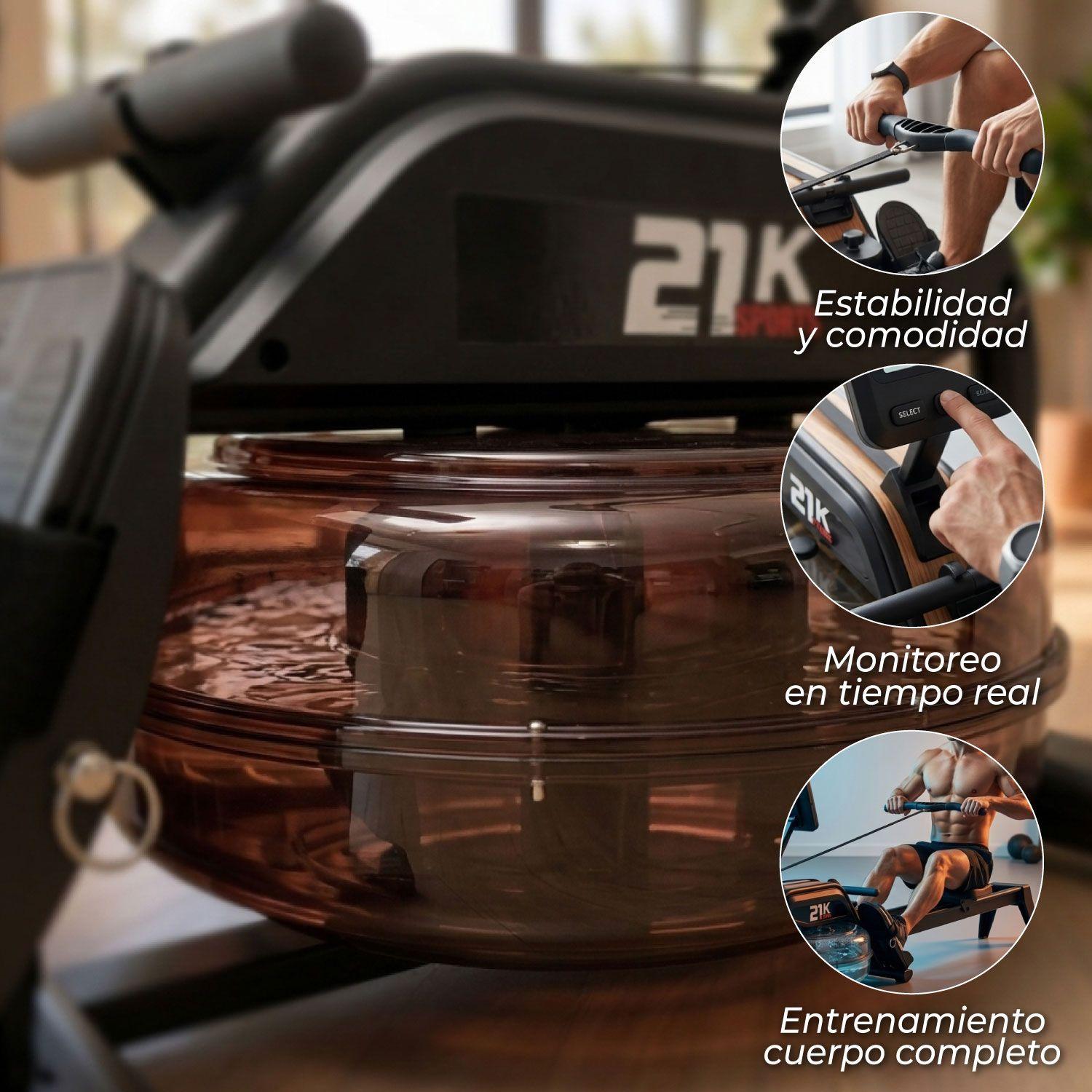 Maquina De Remo Bogadora Remadora Fitness 21K-4