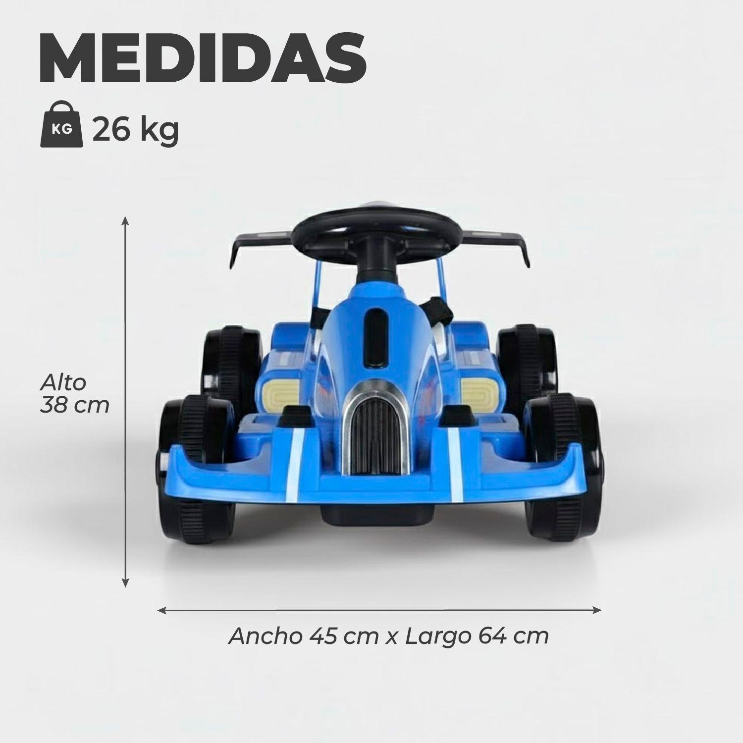 Auto Eléctrico Niño Deportivo Karting Formula 1 Con Sonido-2