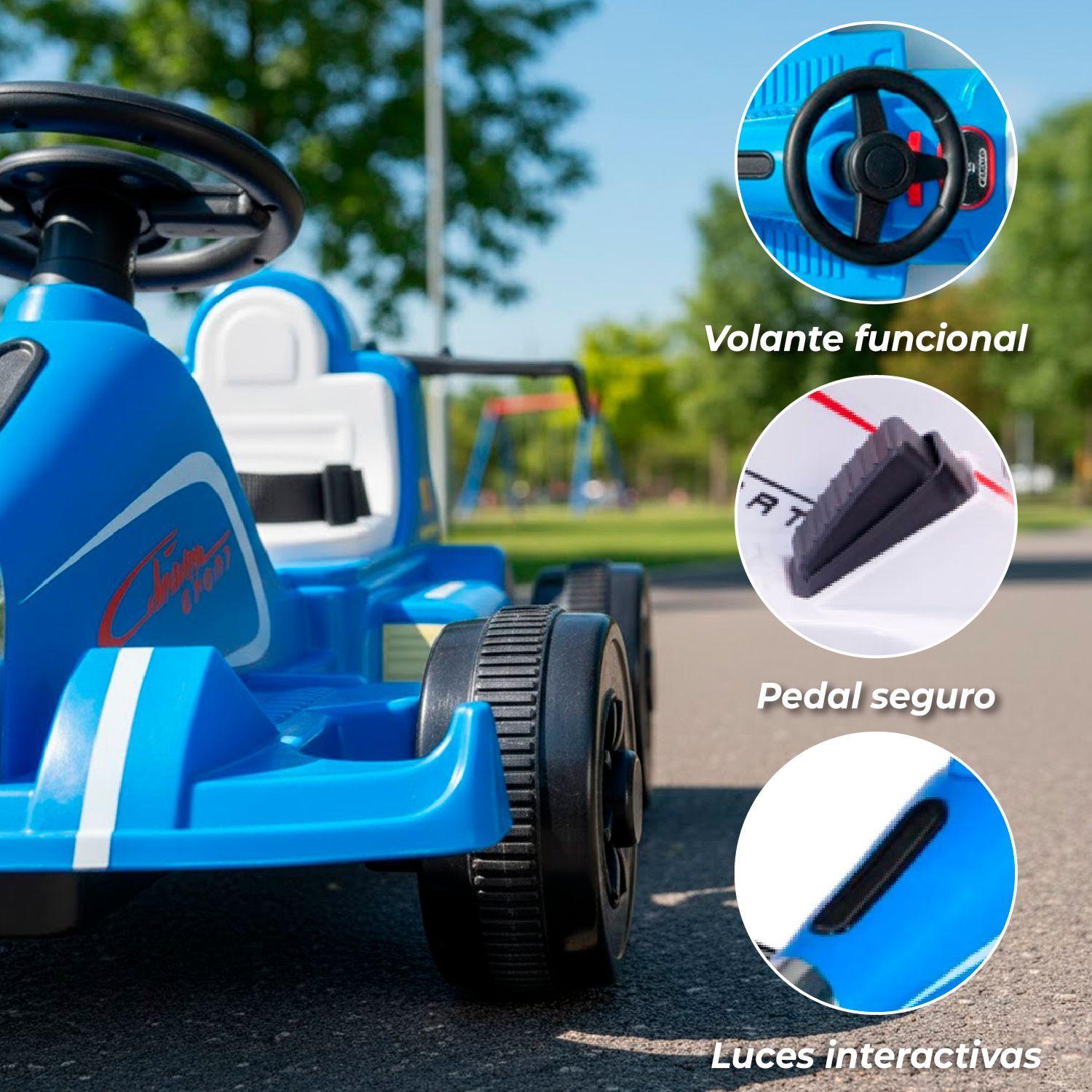 Auto Eléctrico Niño Deportivo Karting Formula 1 Con Sonido-3