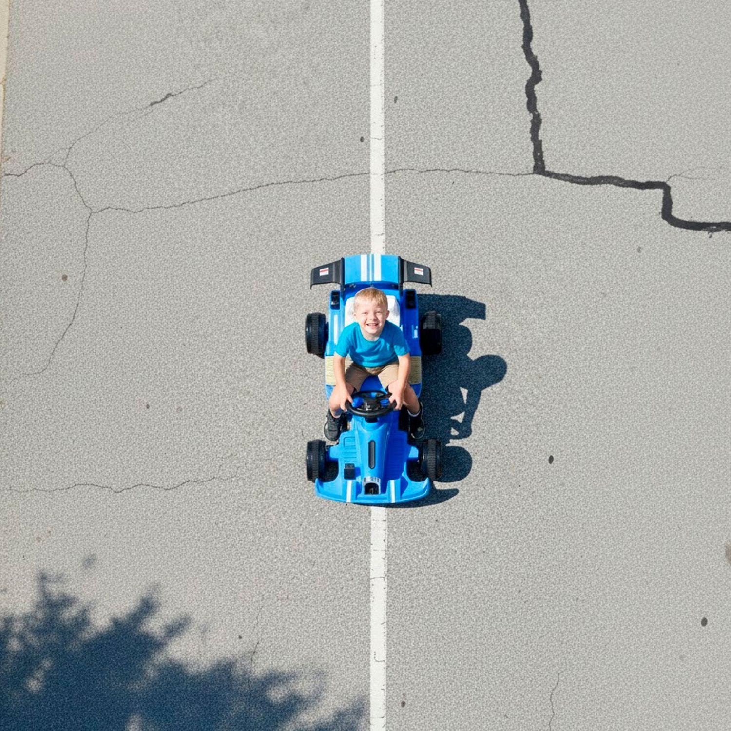 Auto Eléctrico Niño Deportivo Karting Formula 1 Con Sonido-4