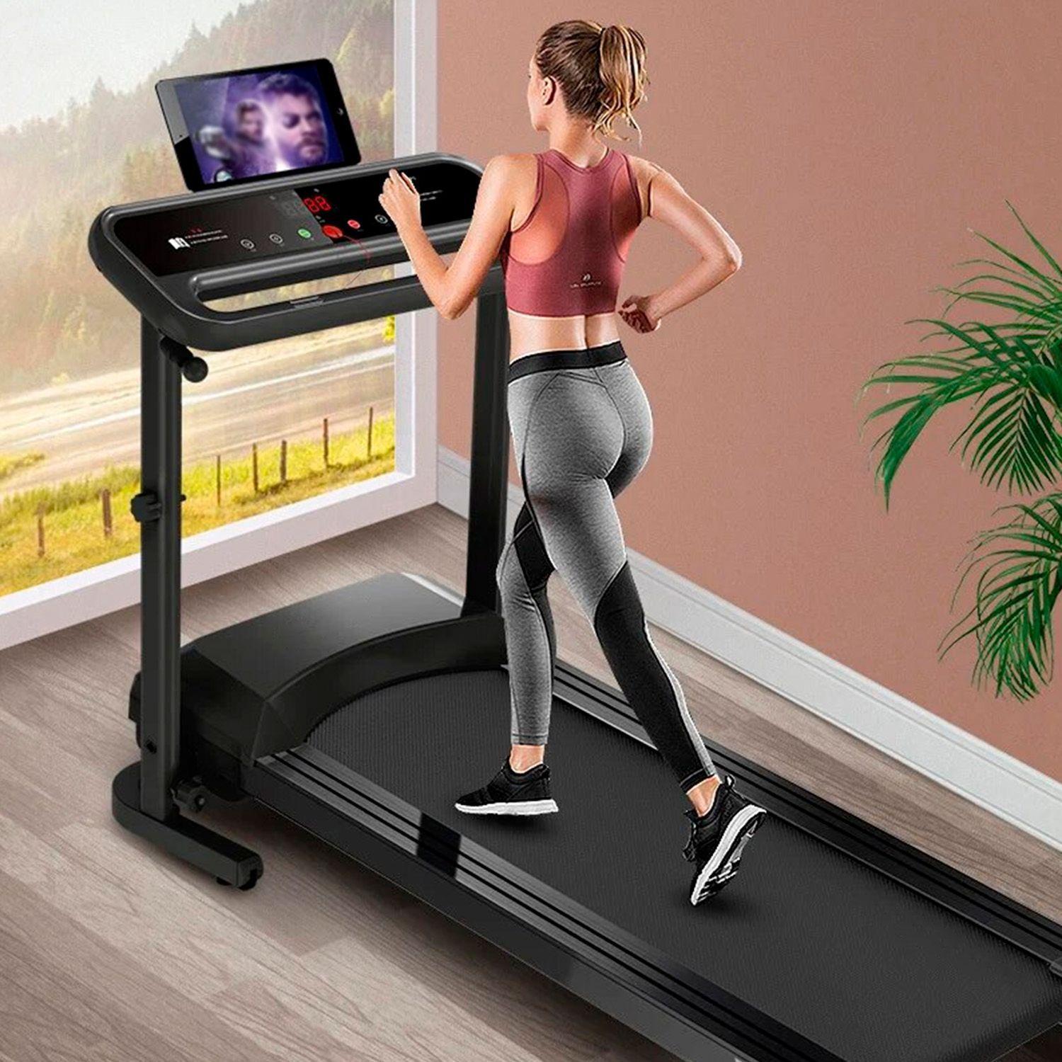 Trotadora Electrica K500 Plegable Super Compacta Negra-3