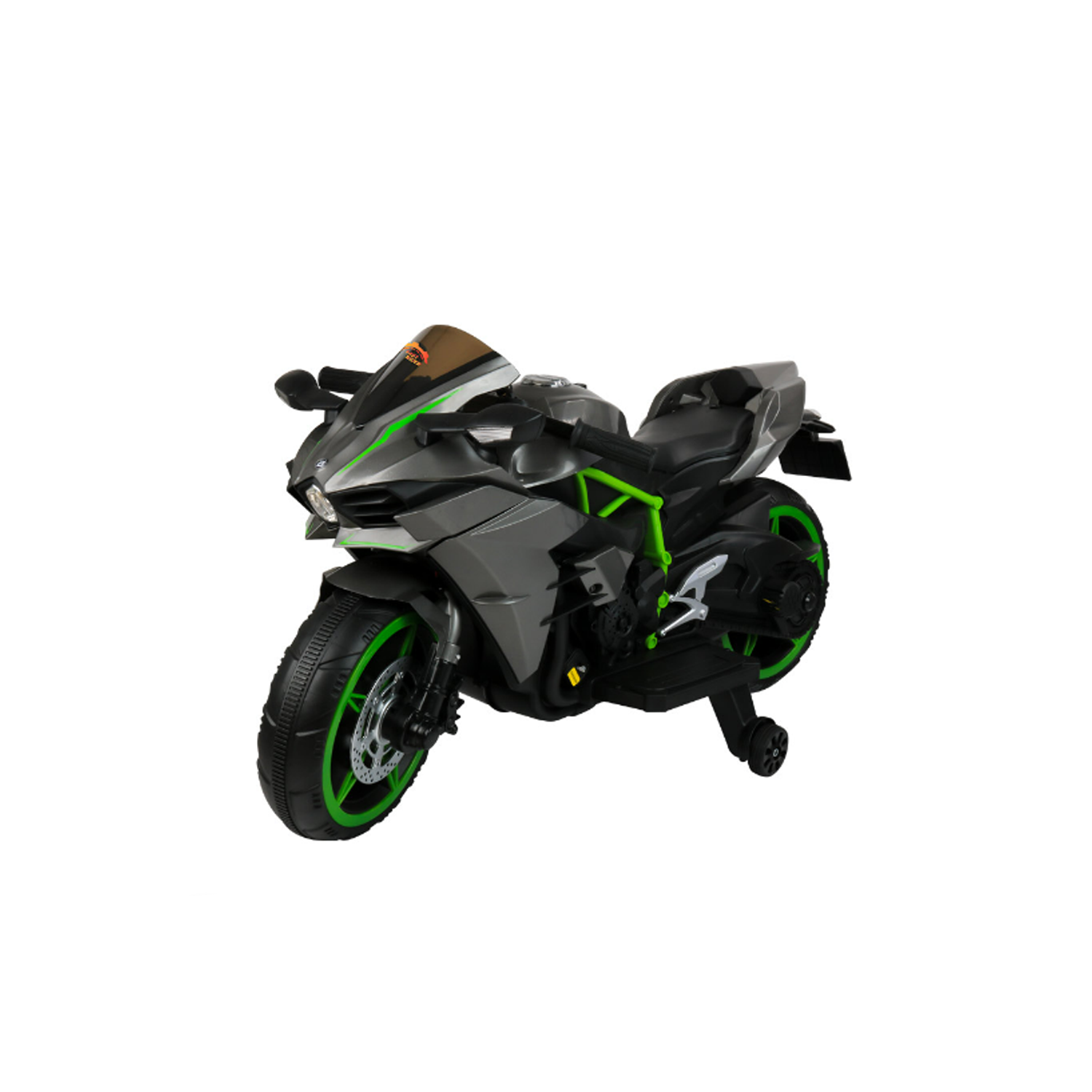 Moto Electrica Niños Alta Gama Luces Led Y Sonido Negro-2