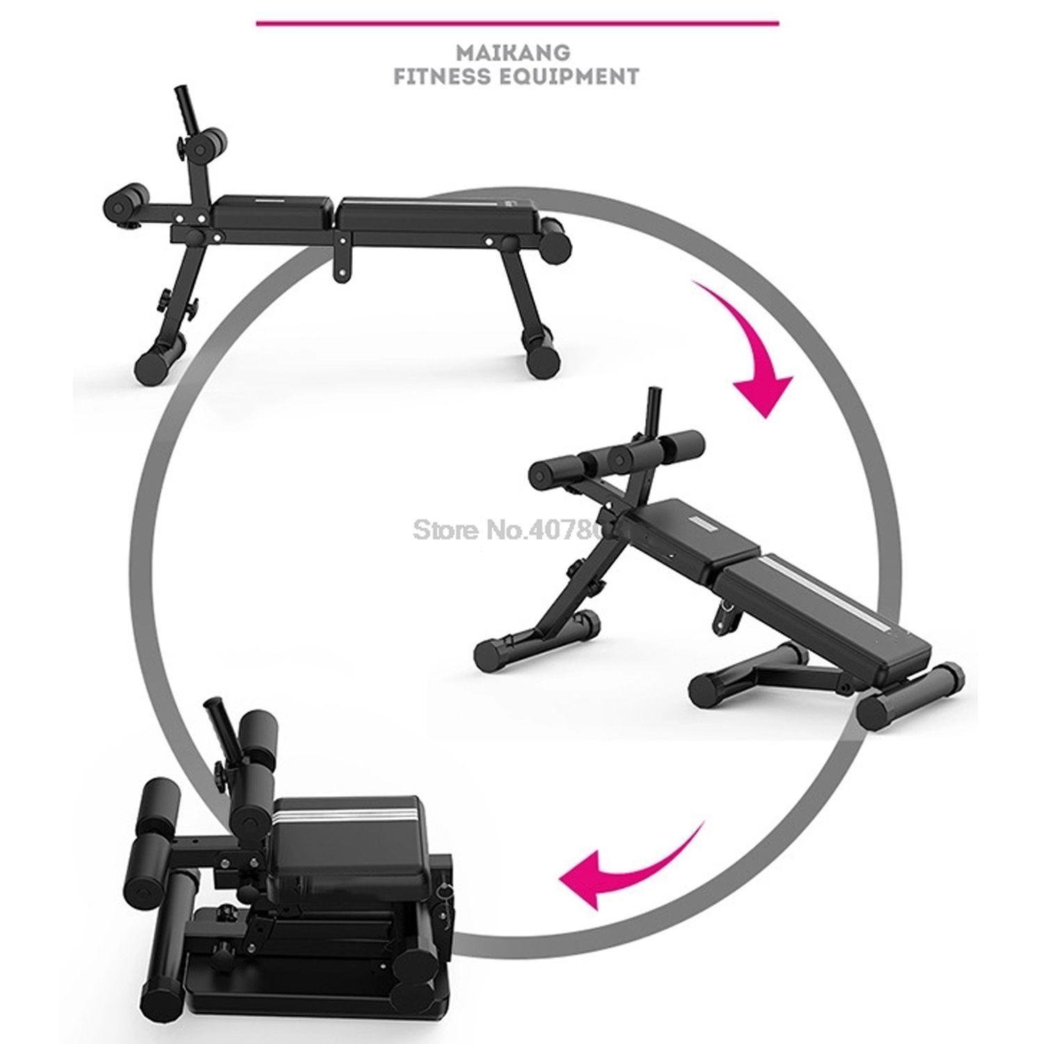 Banca Abdominales Multiposicion Plegable-5