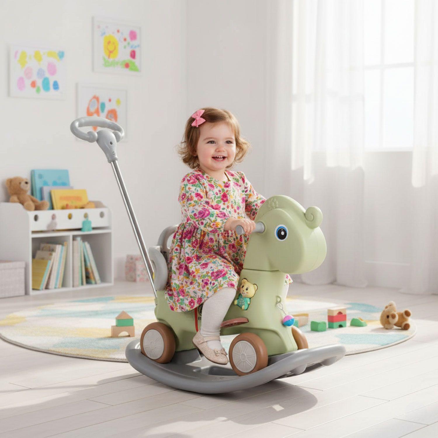 Mecedora Andador con Mango 2 en 1 Caballito-3