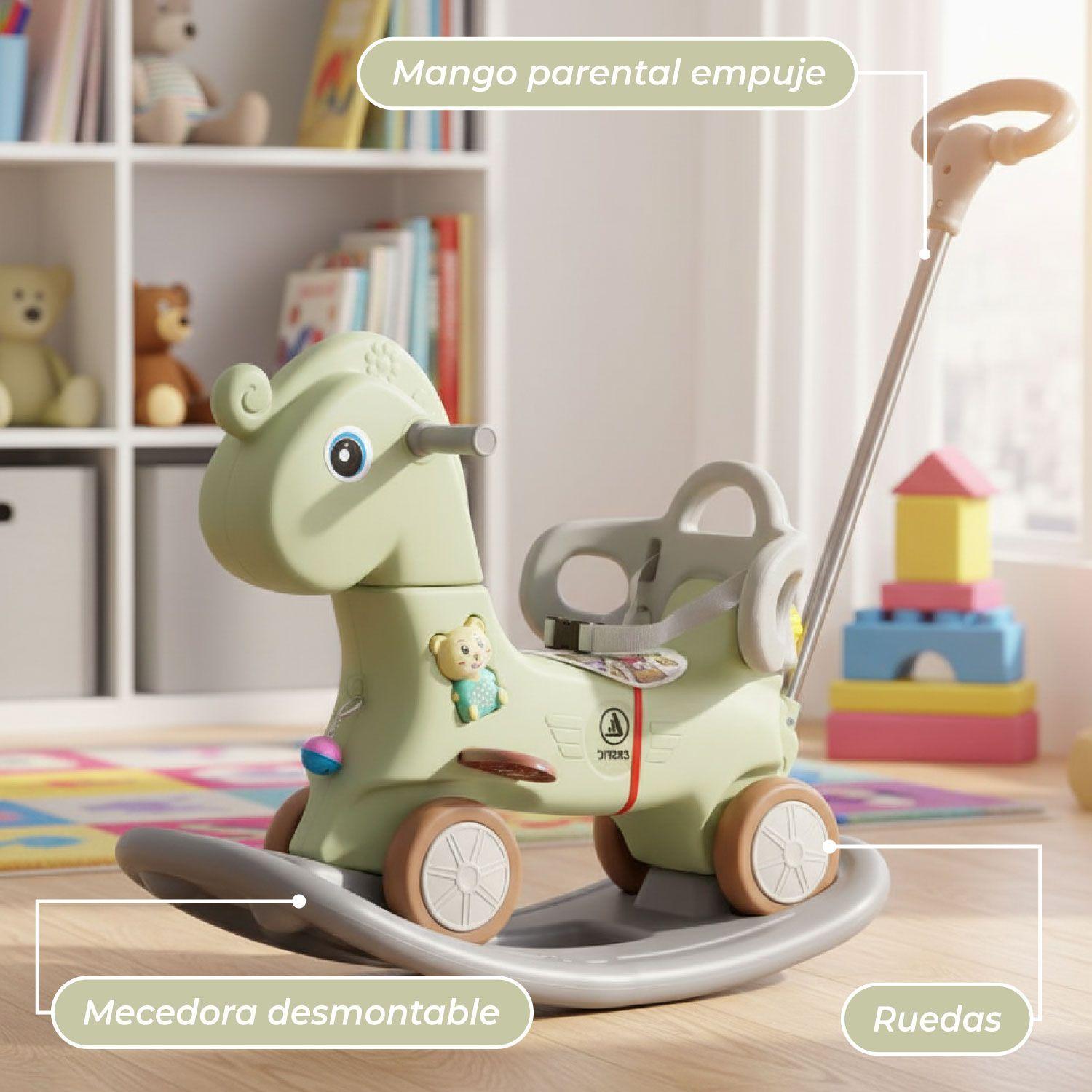 Mecedora Andador con Mango 2 en 1 Caballito-4