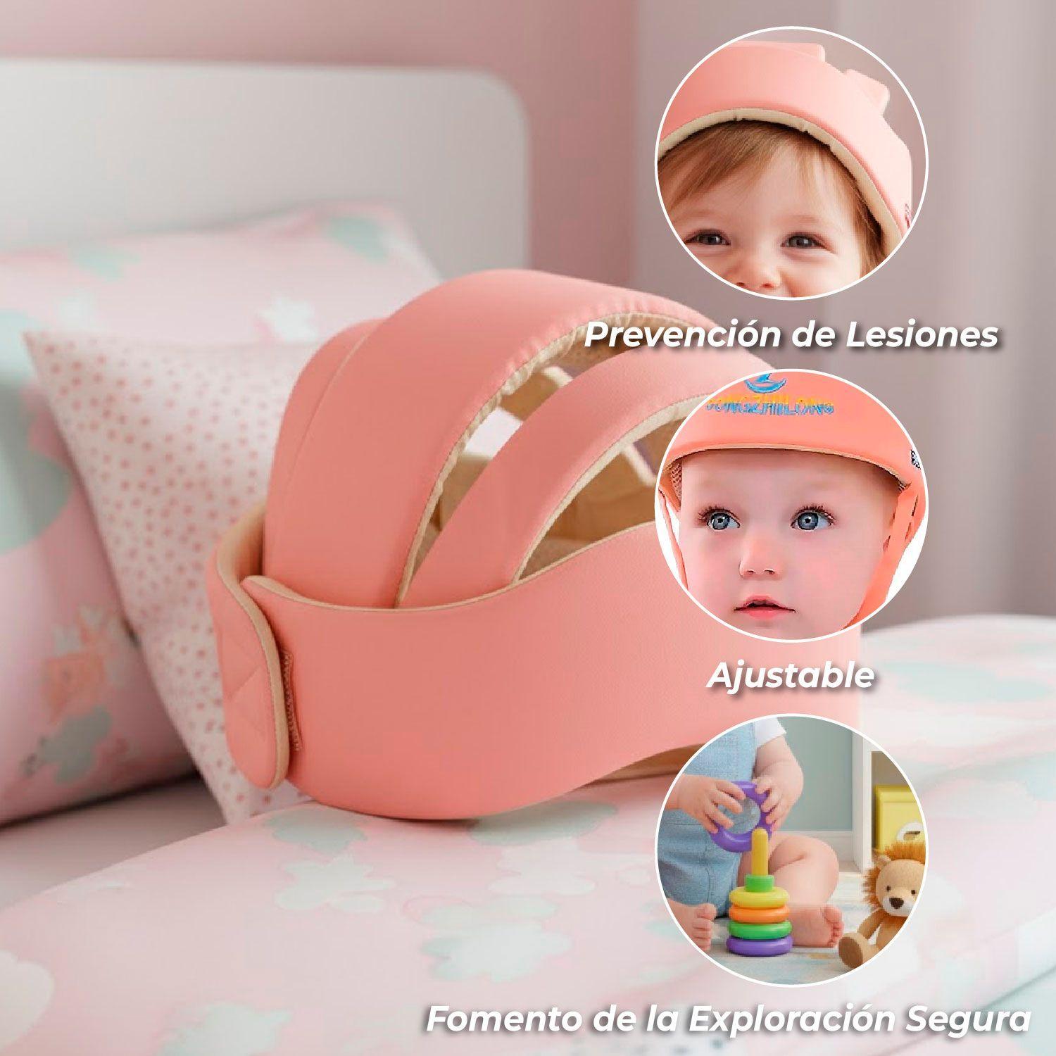 Casco Bebe Protector Antigolpe Seguridad Gateo-2