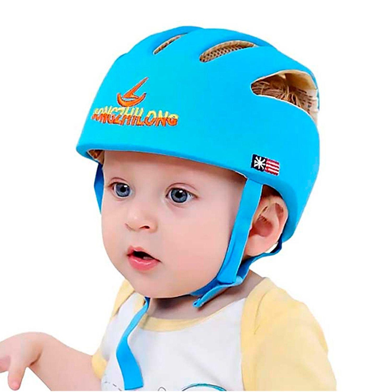 Casco Bebe Protector Antigolpe Seguridad Gateo-4