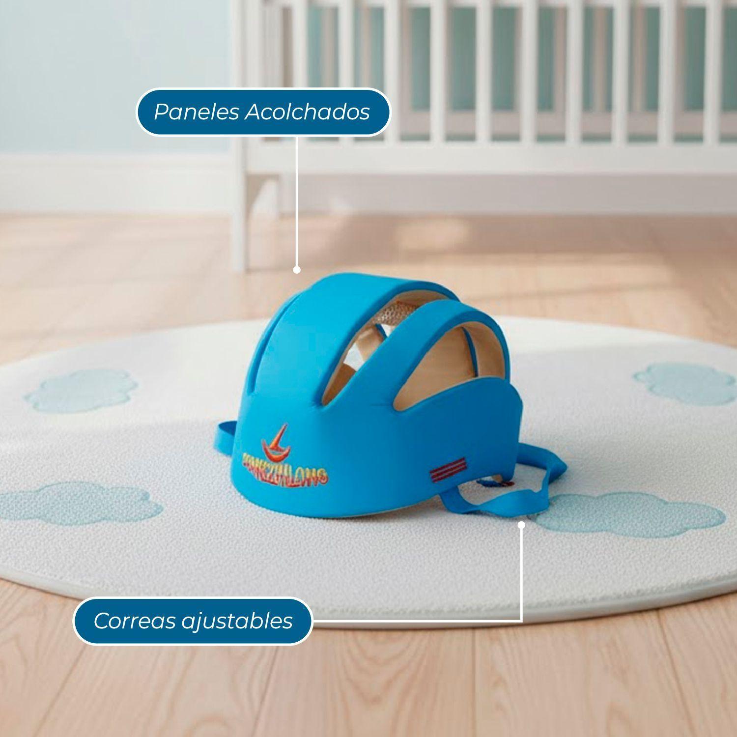 Casco Bebe Protector Antigolpe Seguridad Gateo-5