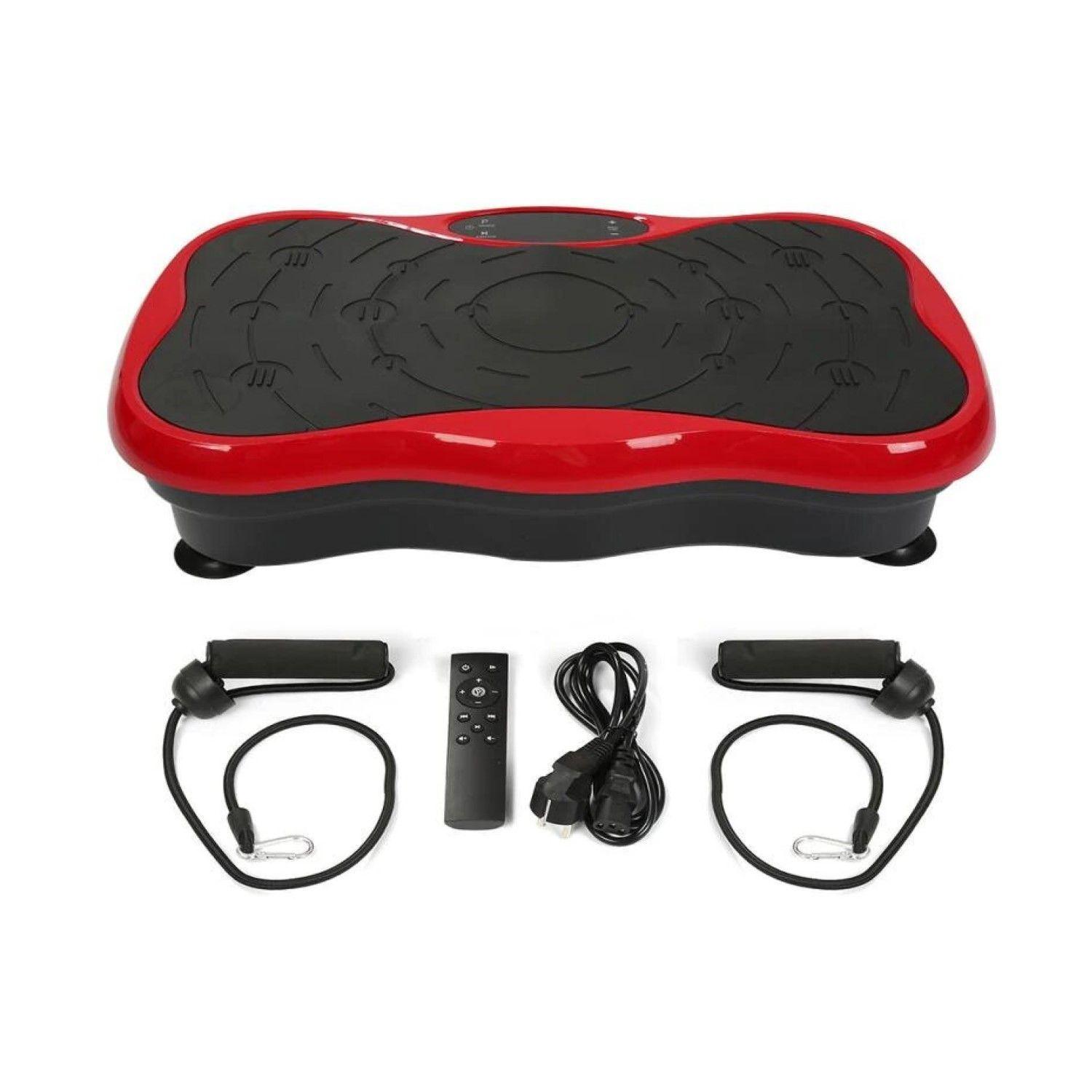 Plataforma Vibratoria Pro Fitness Mariposa Con Bandas-0
