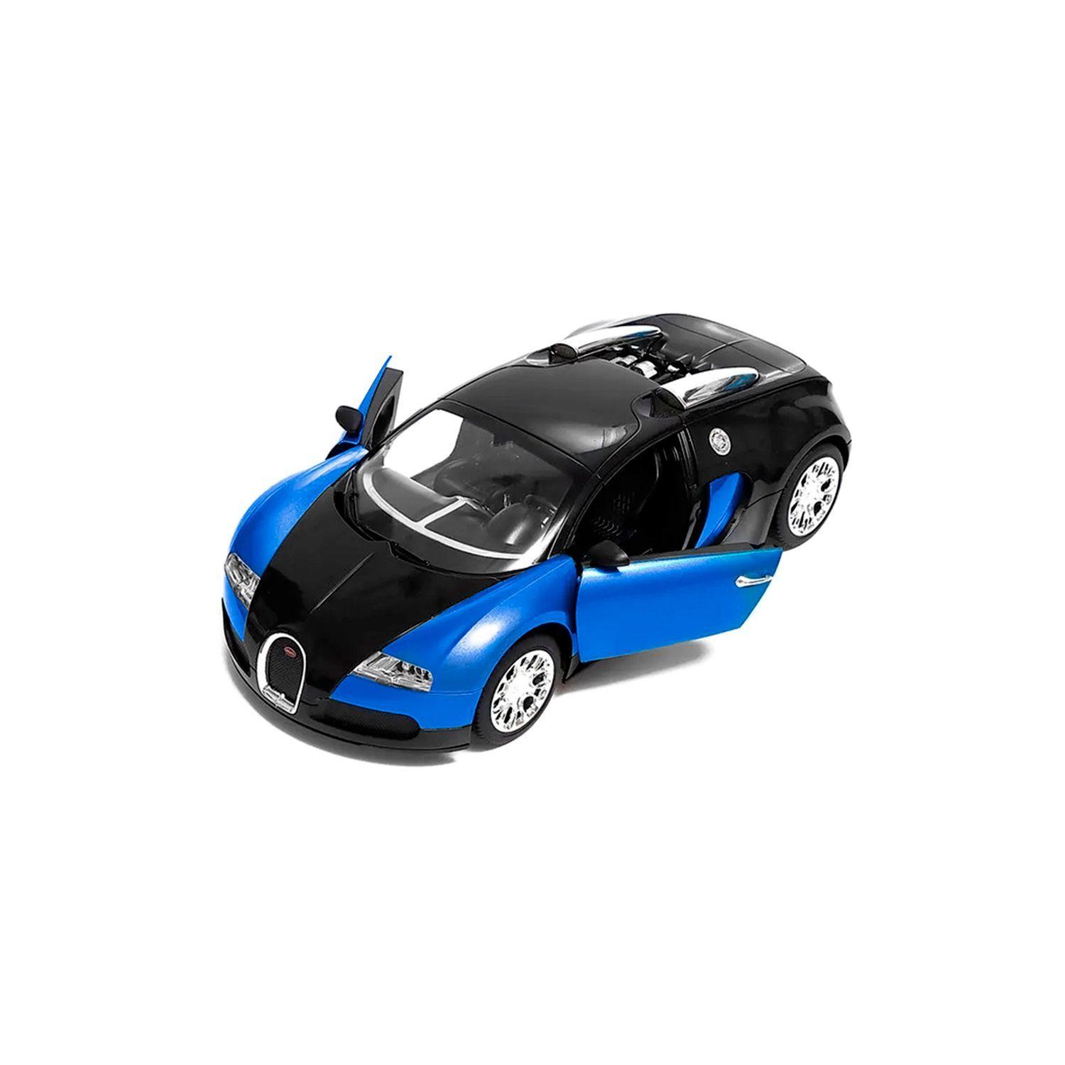 Auto Deportivo a Control Remoto Luz y Sensor Azul-2