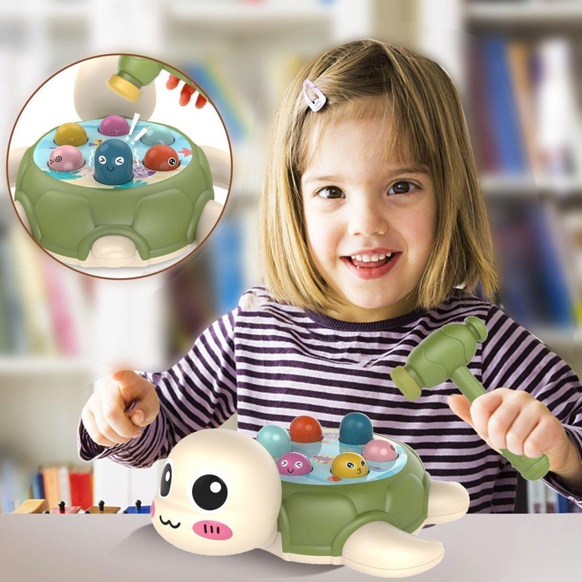 Juego Didactico Interactivo Tortuga Aplasta Topo con Martillo-6