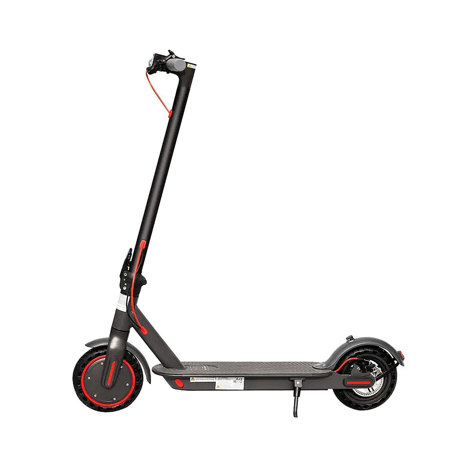  Scooter Eléctrico 500W Urbano Adulto Plegable Negro -0