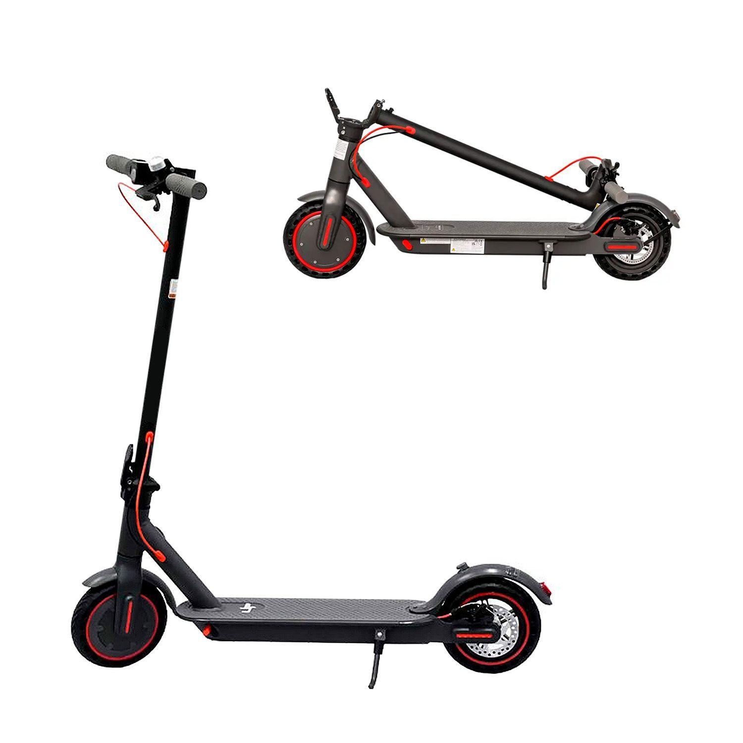  Scooter Eléctrico 500W Urbano Adulto Plegable Negro -1