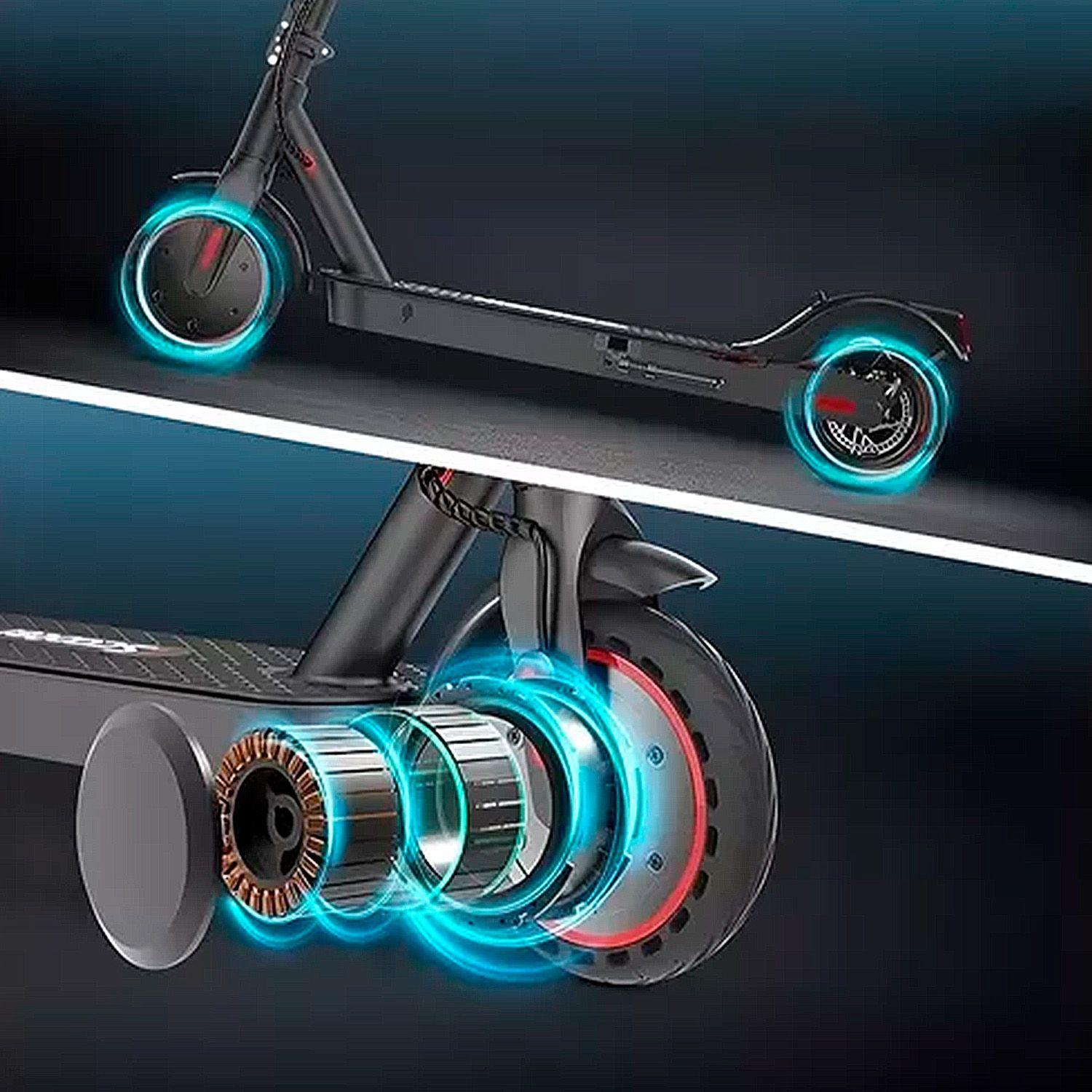  Scooter Eléctrico 500W Urbano Adulto Plegable Negro -6