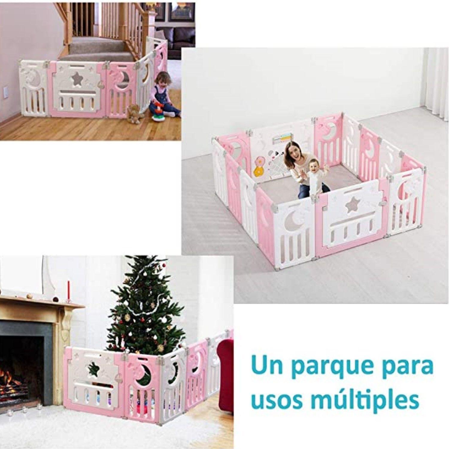Corral de Seguridad Bebe Multiformas 12+2 Plegable -6