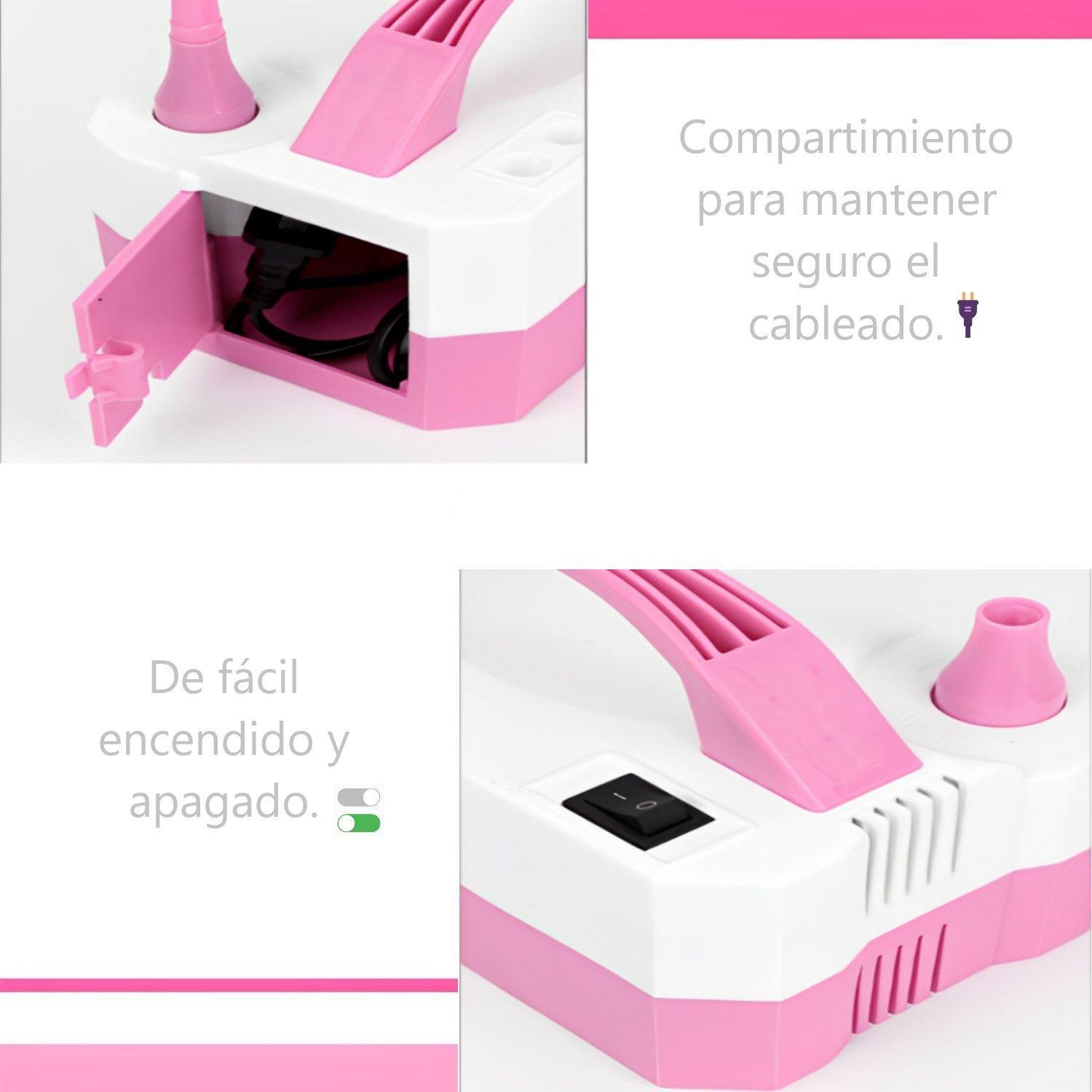 Inflador De Globos Eléctrico Portátil Doble Boquilla-4
