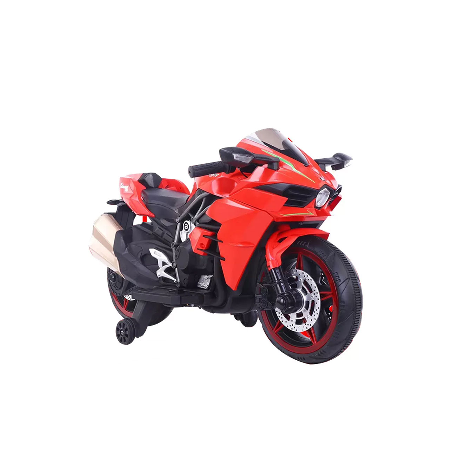 Moto Electrica Niños Alta Gama Luces Led Y Sonido Roja-2
