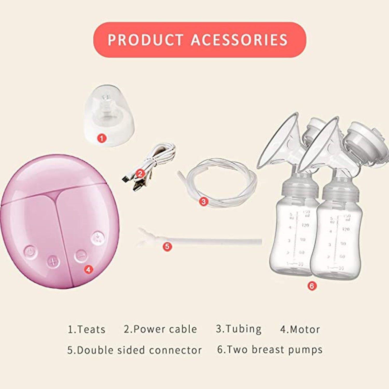 Saca Leche Extractor Electrico Maternal Doble Bomba-5