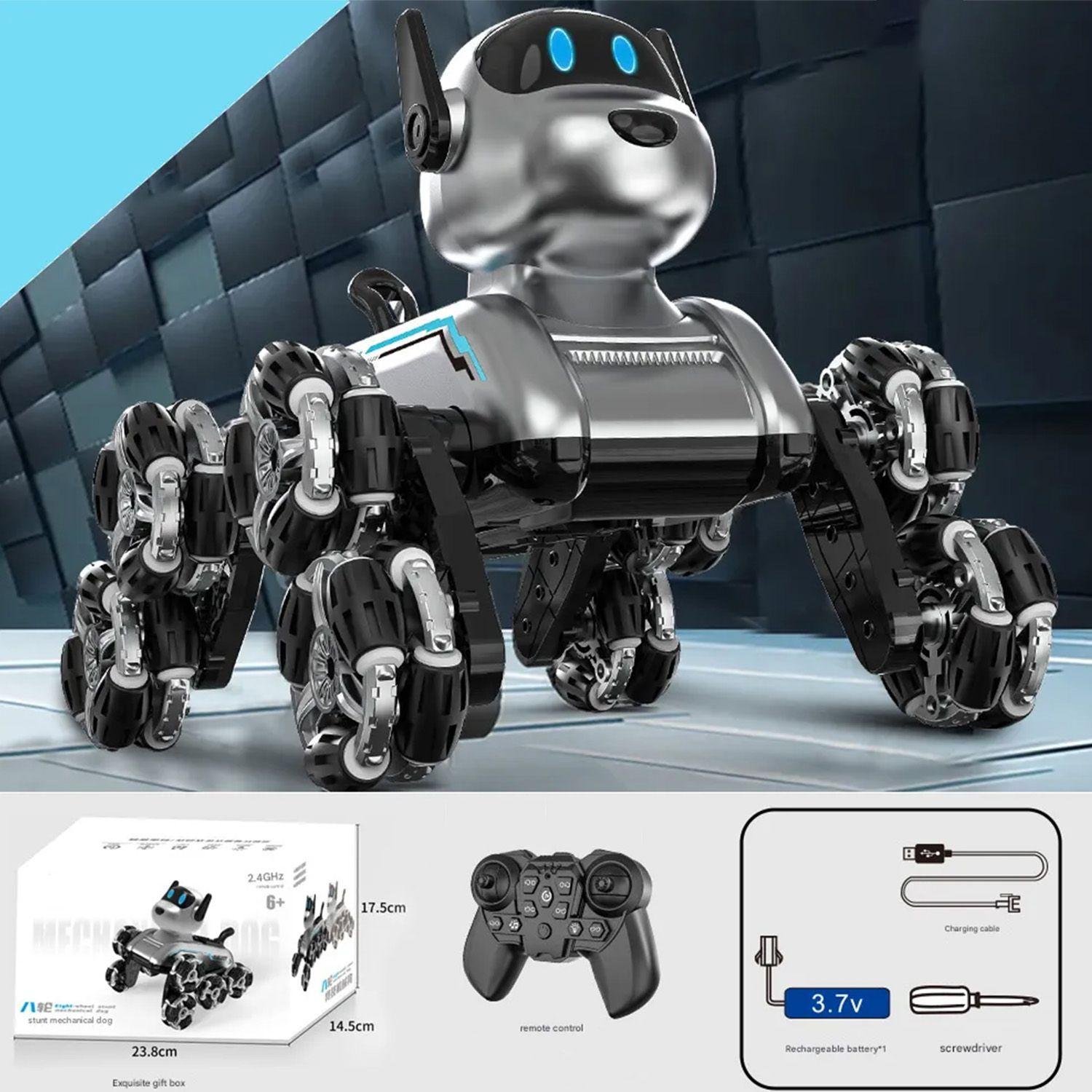 Perro Robot Inteligente Con Control Remoto Juguete Niños-3