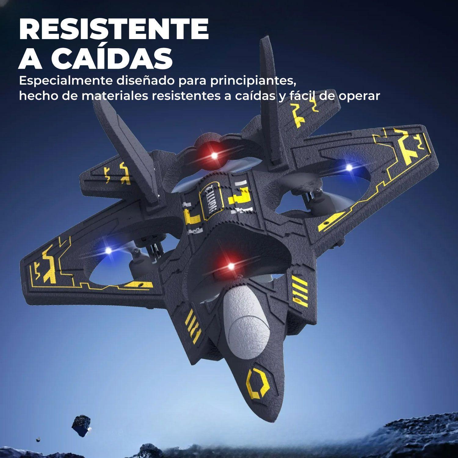 Avion Dron Jet  X24 a Control Remoto Sensor De Gravedad-4